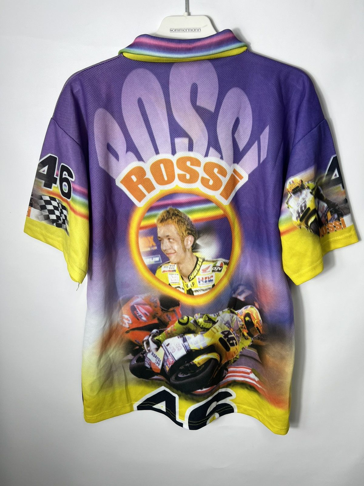 Vintage Vintage streetwear moto racing Yamaha Valentino Rossi Jersey Size US L / EU 52-54 / 3 - 6 Thumbnail
