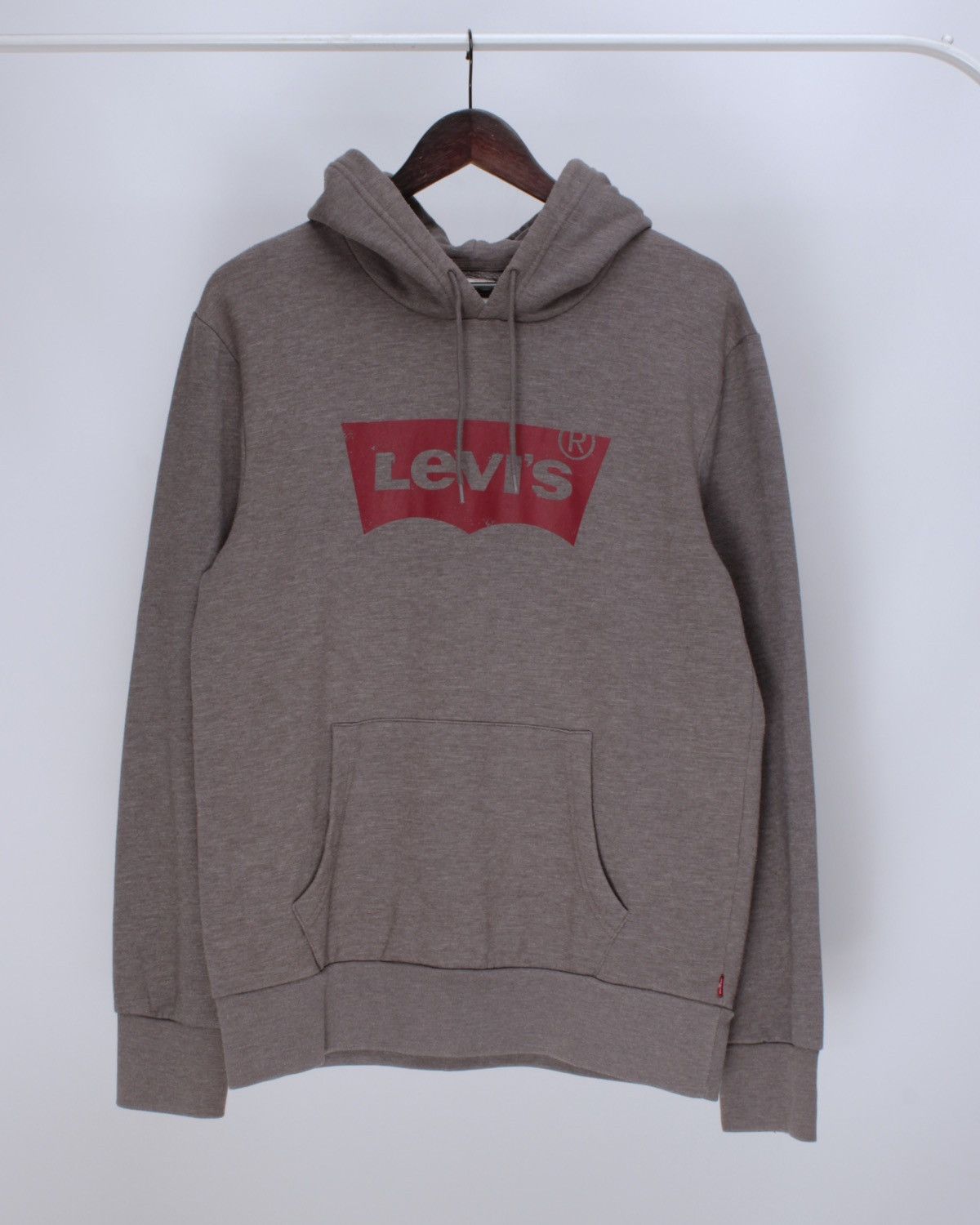 Levi's × Vintage Levis big logo printed cotton polyester blend hoodie size m Size US M / EU 48-50 / 2 - 2 Thumbnail