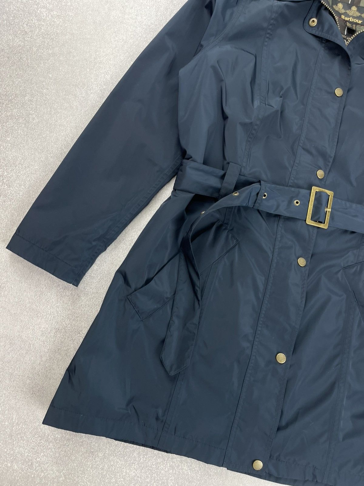 Barbour Barbour Levcadenron Trench Coat Jacket Women’s Size Uk 18 Size XL / US 12-14 / IT 48-50 - 4 Thumbnail