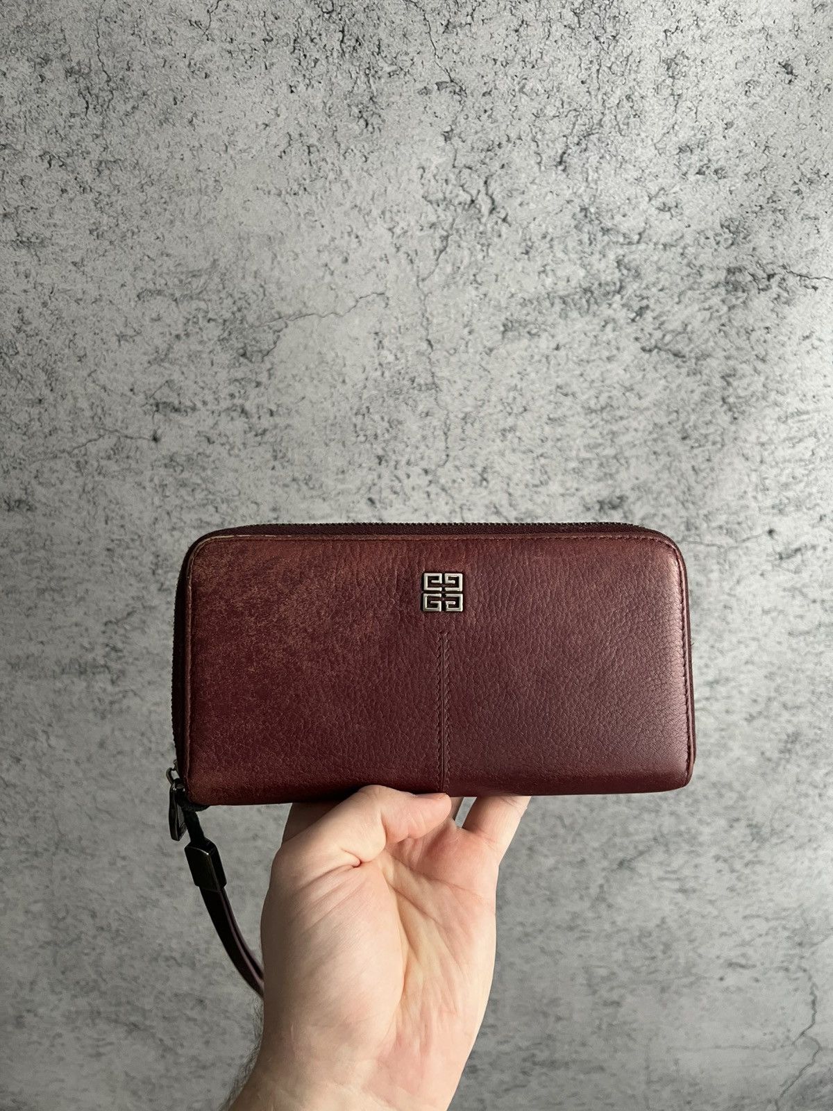 Givenchy Givenchy Leather Wallet Purse Red Luxury Size ONE SIZE - 7 Thumbnail