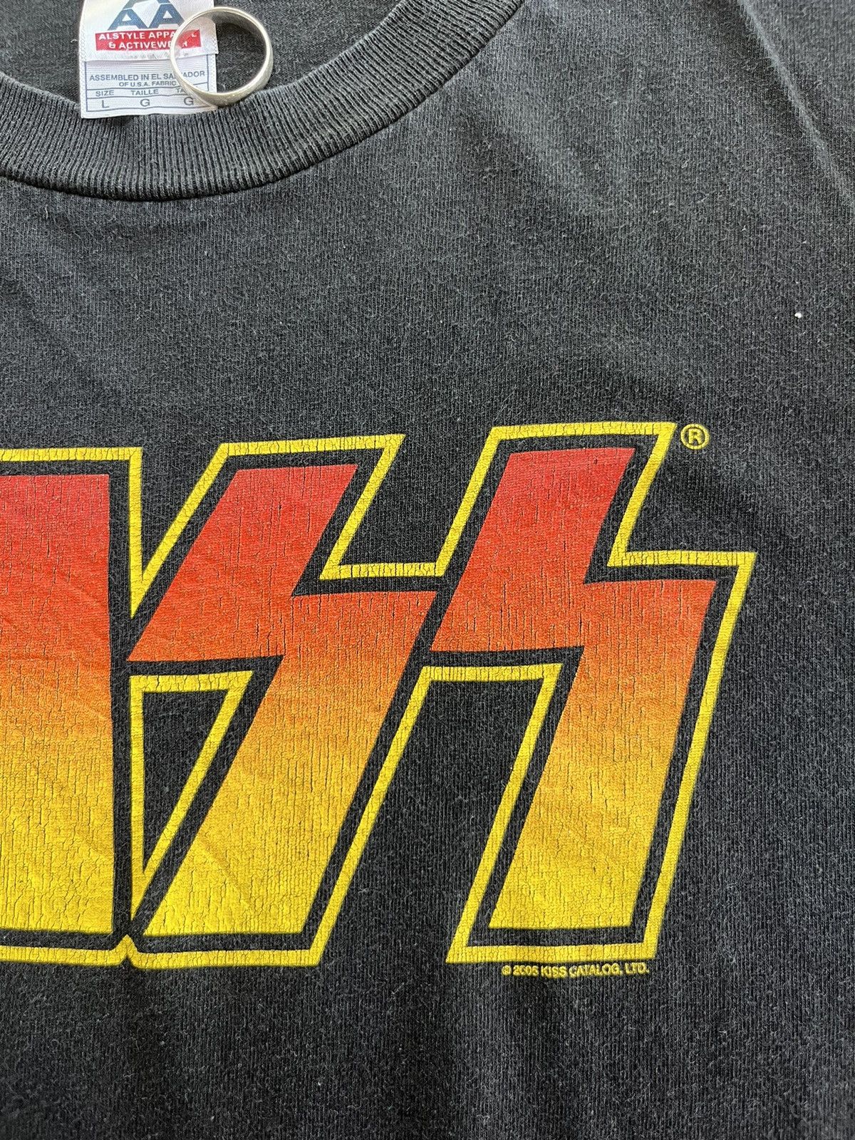 Band Tees × KISS × Vintage Vintage KISS ( box Logo ) band 2005’s kiss catalog Tshirt Size US L / EU 52-54 / 3 - 5 Thumbnail