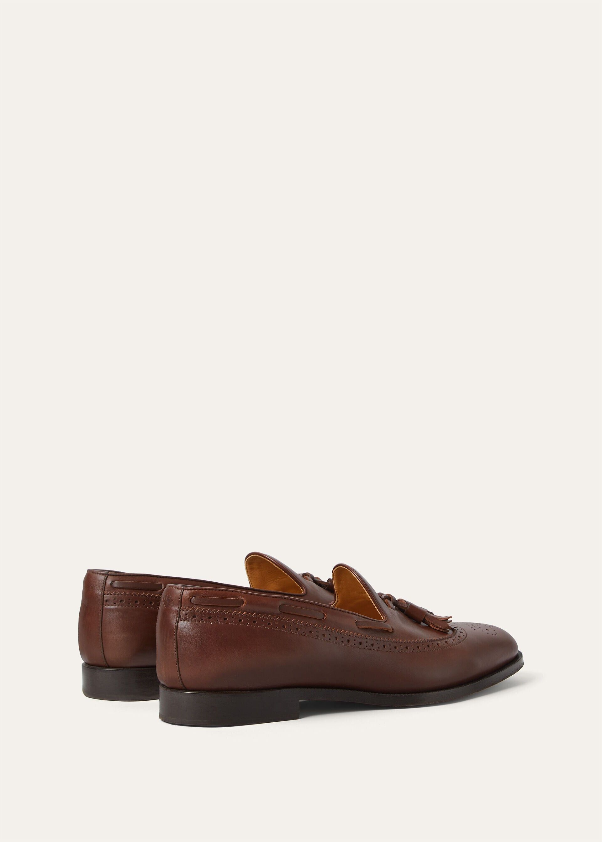 Loro Piana os11x0226 FAQ5603 Serge Walk Loafers in Brown Size US 7 / EU 40 - 4 Thumbnail