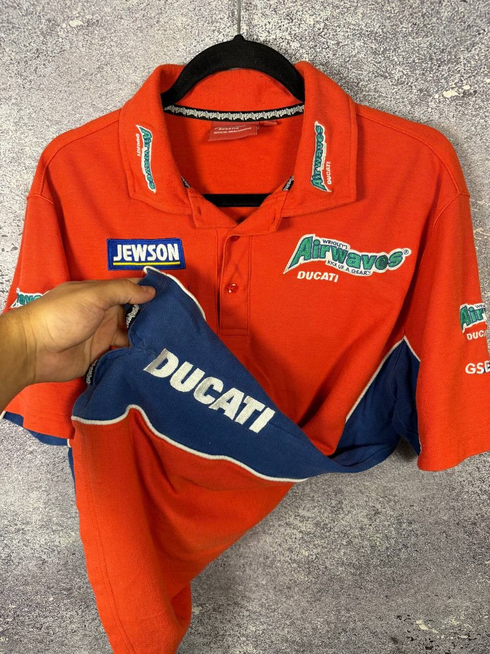 Ducati Ducati Airwaves Dread F1 Racing Polo Shirt Large Size US L / EU 52-54 / 3 - 10 Thumbnail