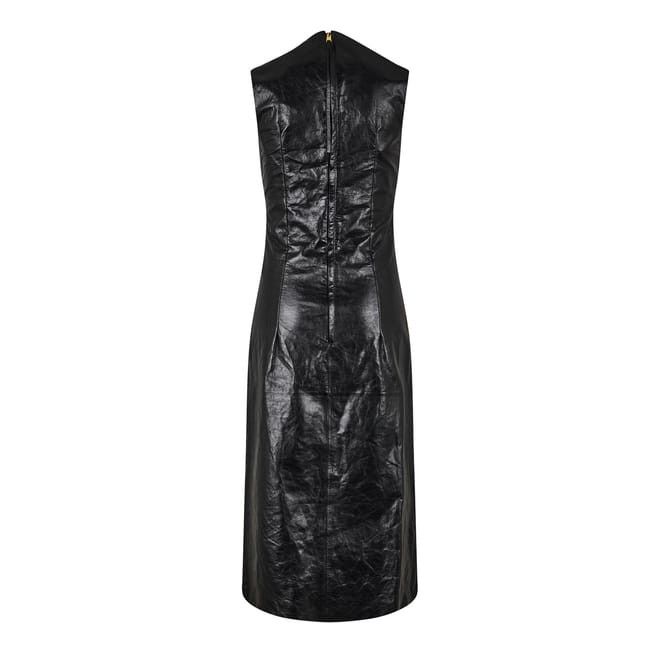 Bottega Veneta Bottega Veneta V-Neck Midi Slip Dress in Black Size XS / US 0-2 / IT 36-38 - 2 Thumbnail