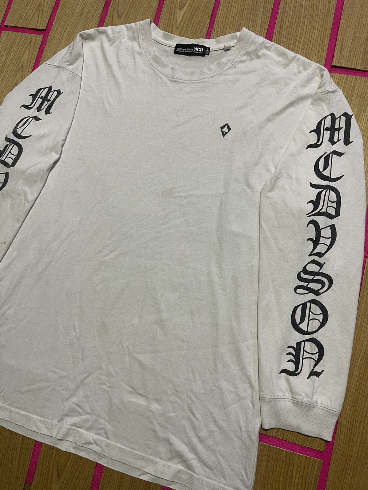 If Six Was Nine Y2K MORE CORE DIVISION long sleeve tshirt handwritten style Size US L / EU 52-54 / 3 - 2 Thumbnail