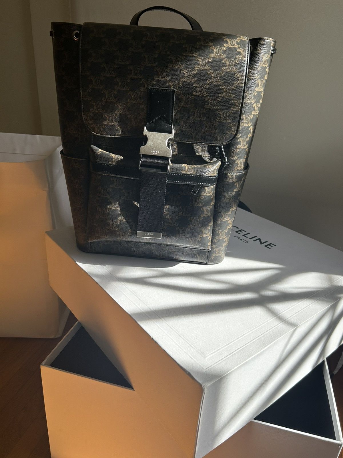Celine Celine backpack in canvas and calfskin NEW Size ONE SIZE - 3 Thumbnail