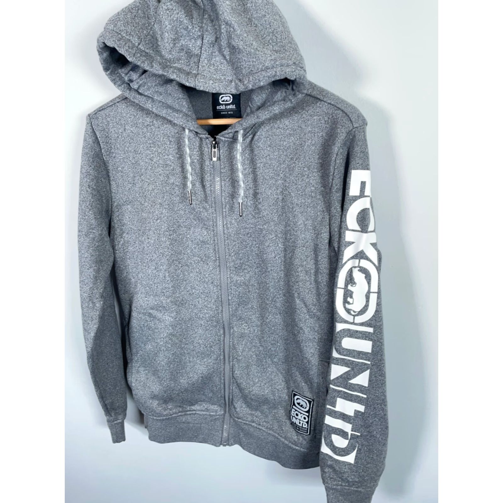 Ecko Unltd. VINTAGE Ecko Unltd. Hoodie Sweatshirt Full Zip Men Small Gray Logo Graphic Print 90s Hip Hop Retro /** Size US S / EU 44-46 / 1 - 4 Thumbnail