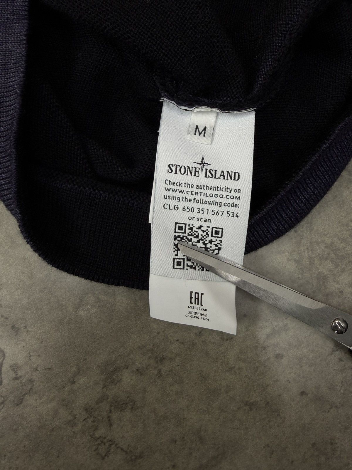 Stone Island Stone Island Fast Dye-Air Brush Wool Sweater Size M Size US M / EU 48-50 / 2 - 12 Thumbnail