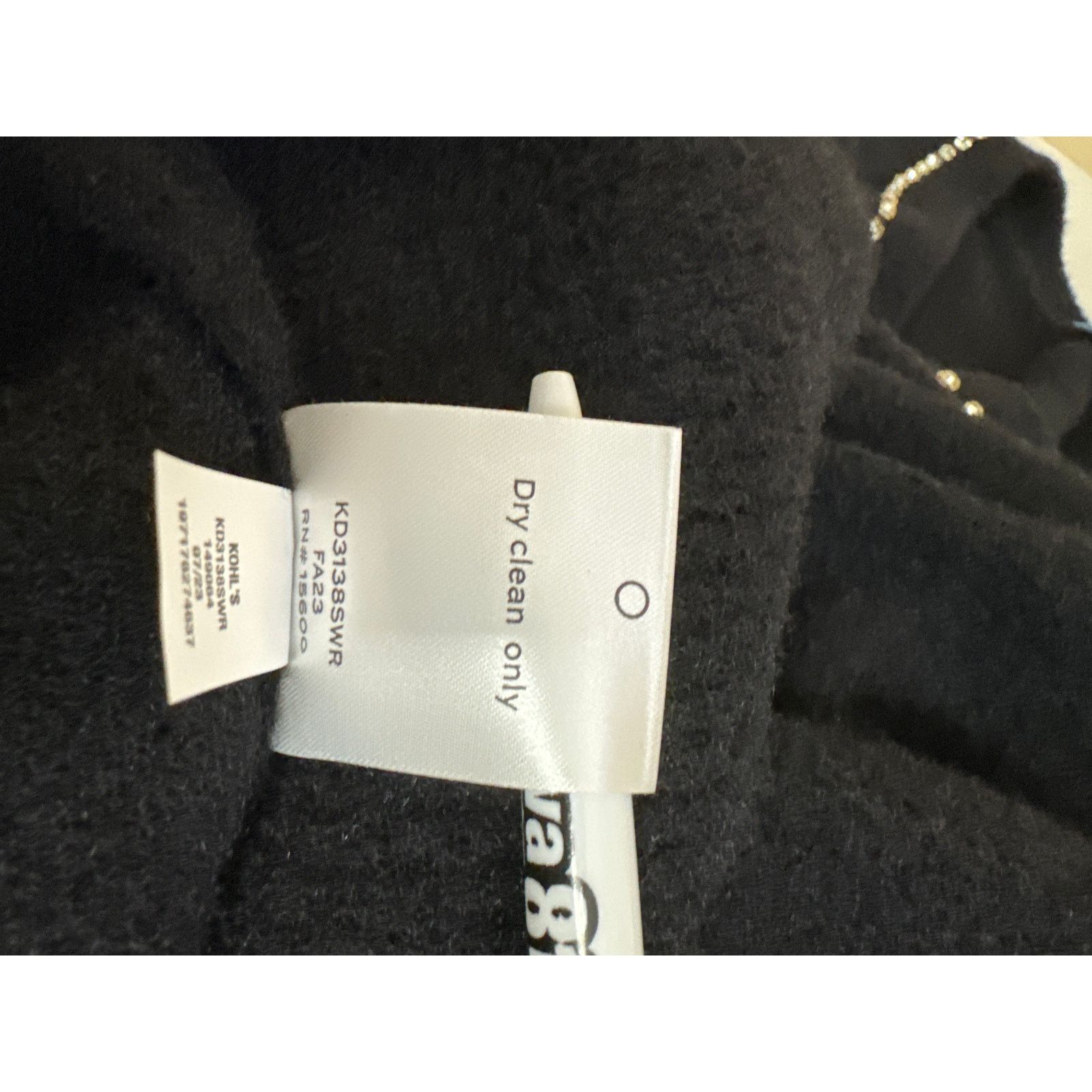 Other NWT Draper James RSVP Medium Rhinestones Black Sweater Top Size M / US 6-8 / IT 42-44 - 5 Thumbnail