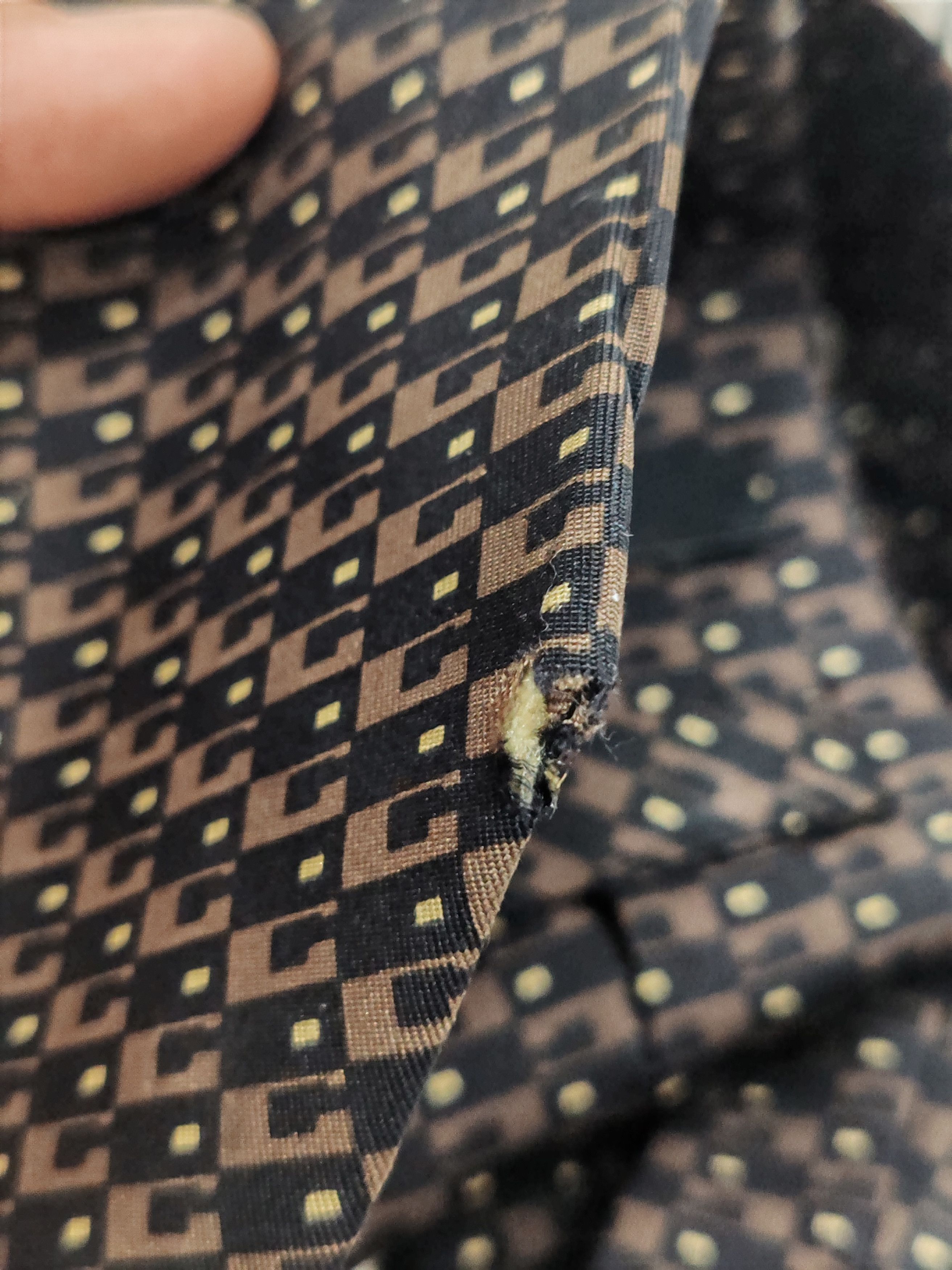 Gucci GUCCI monogram Necktie Silk made in Italy For Men Size ONE SIZE - 13 Thumbnail