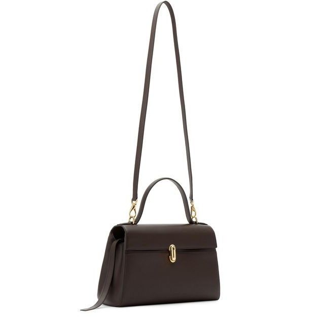 Savette SAVETTE Symmetry Soft Coffee Vintage Calfskin Bag New & Auth Size ONE SIZE - 2 Thumbnail