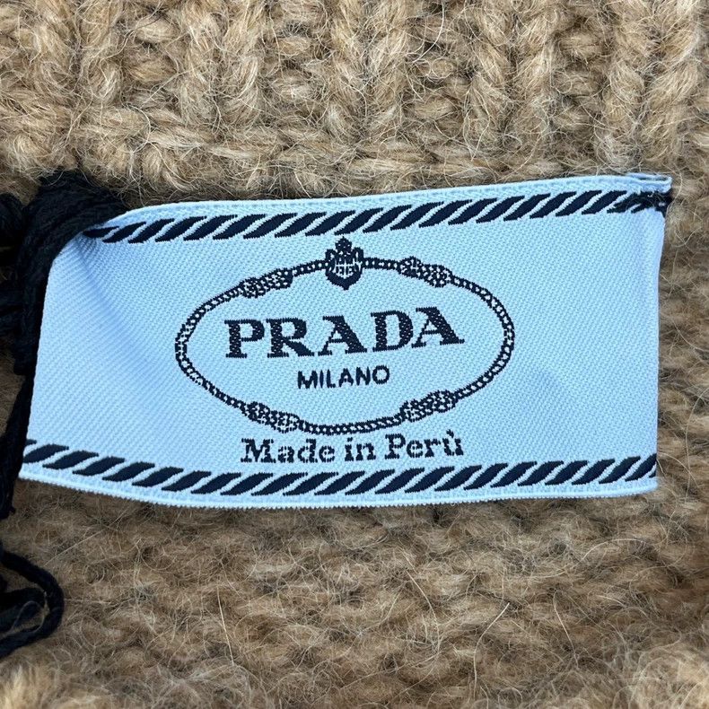Prada Prada Size 38 Camel striped alpaca wool sweater 2502-Nexta Size US XS / EU 42 / 0 - 5 Thumbnail