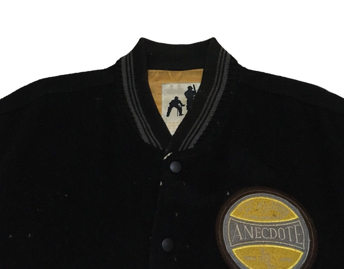 Japanese Brand × Vintage Rare Design Vintage Brand Anecdote Leather Varsity 1990s Size US M / EU 48-50 / 2 - 3 Thumbnail
