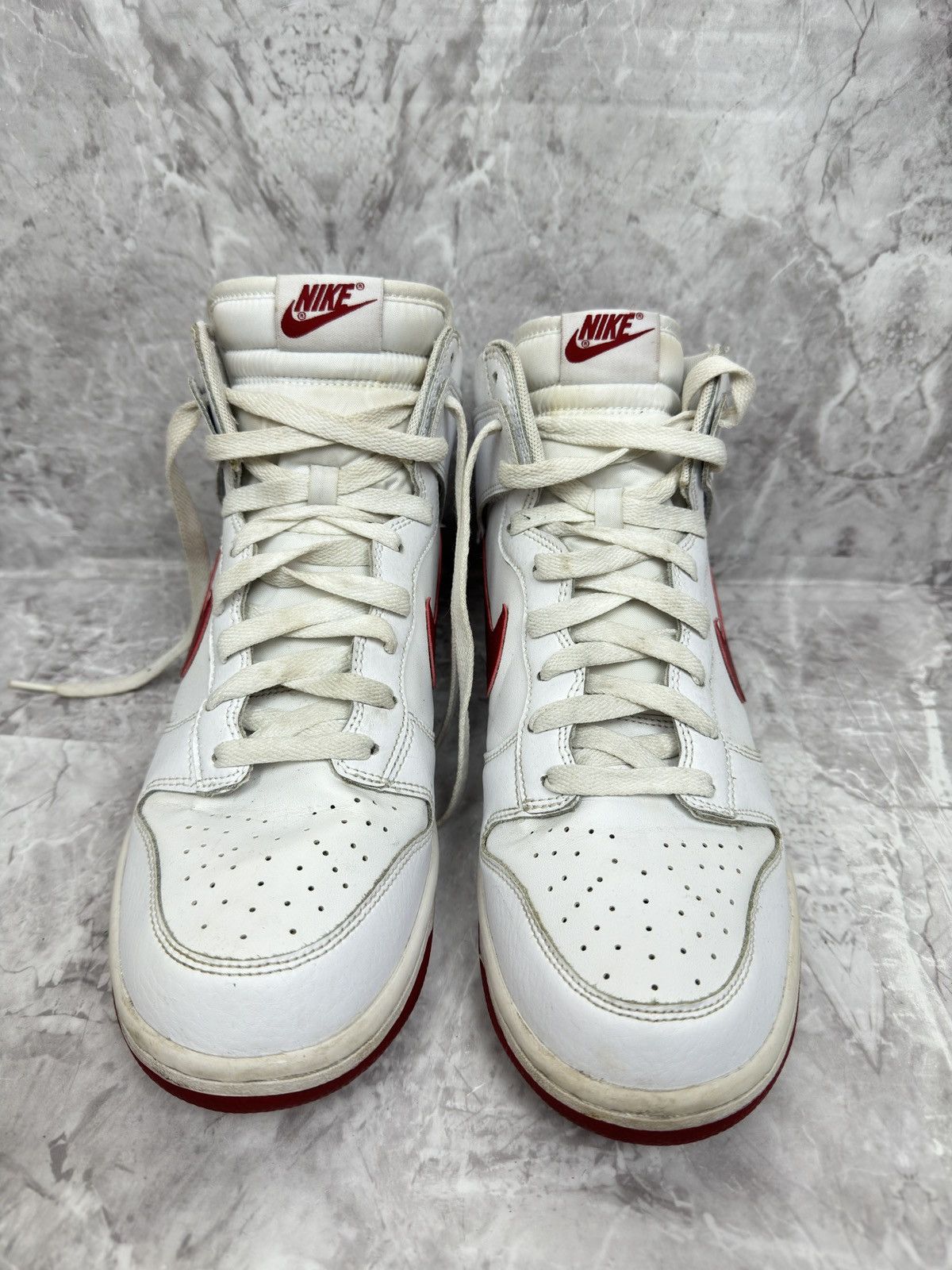 Nike Nike Dunk High White Gym Red (2017) Size US 10.5 / EU 43-44 - 2 Thumbnail