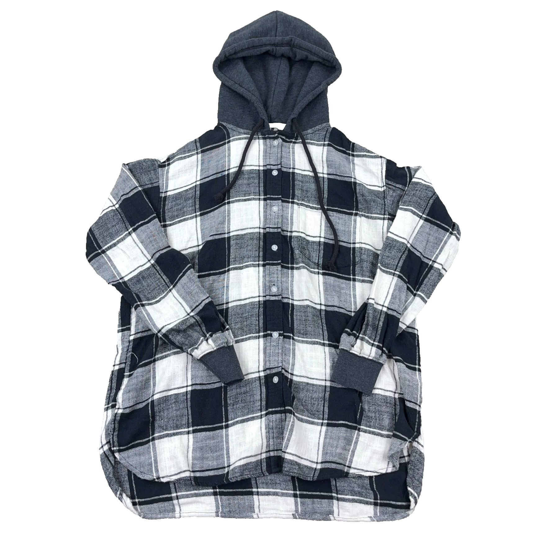 American Eagle Outfitters VINTAGE American Eagle Outfitters Shirt Jacket Men Medium Plaid Button Up Flannel Shacket Unlined Size US XL / EU 56 / 4 - 2 Thumbnail