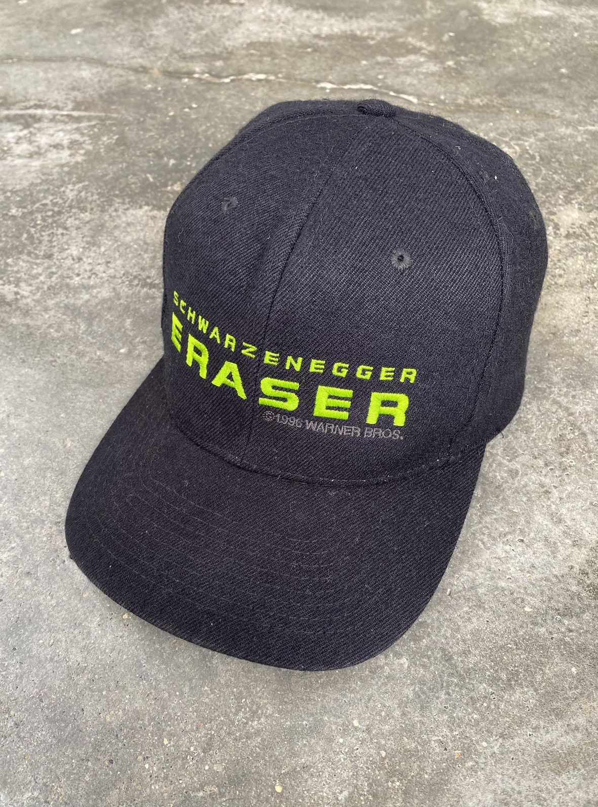 Vintage Vintage 90s Eraser American Action Movie Snapback Size ONE SIZE - 1 Thumbnail