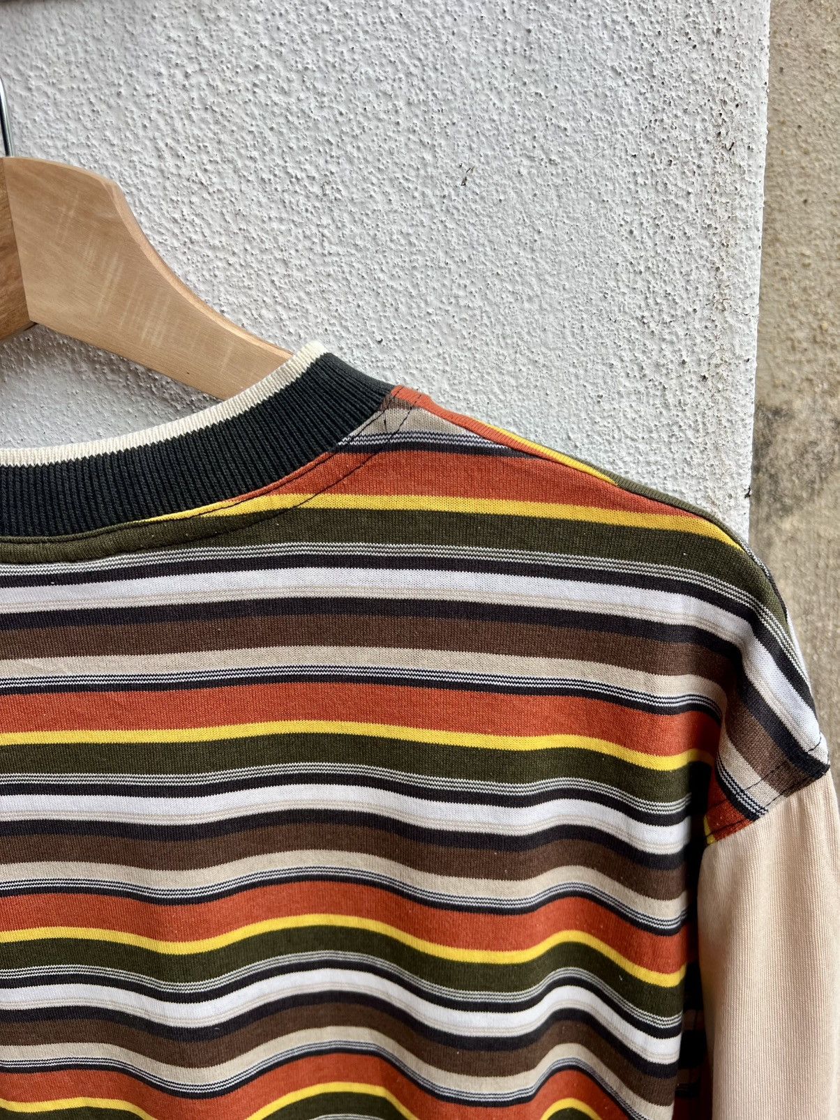 Cross Colours × Vintage VINTAGE RARE CROSS COLOURS STRIPES TEE Size US M / EU 48-50 / 2 - 12 Thumbnail