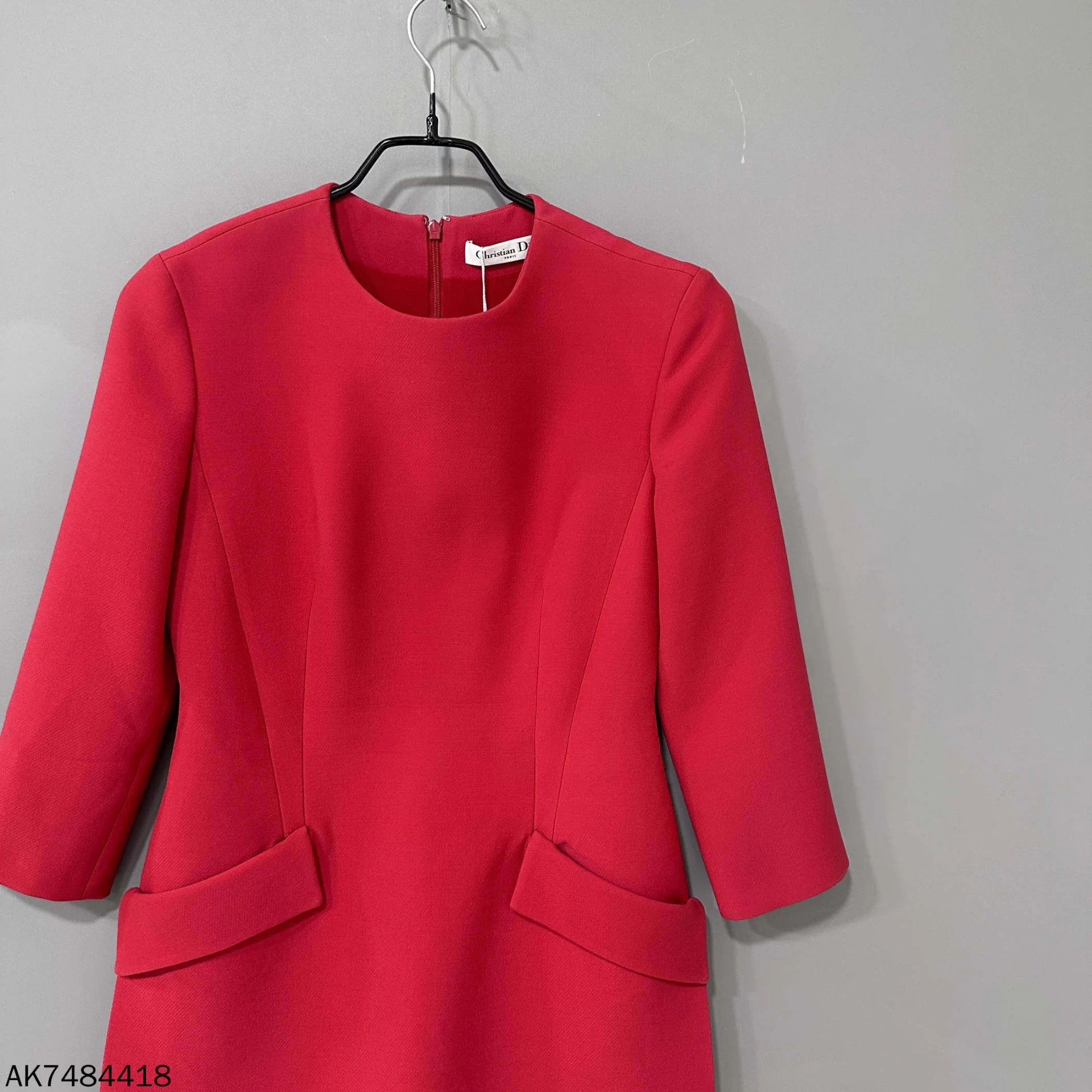 Dior Dior Red Waist-Cinched Dress FR 36 Size XS / US 0-2 / IT 36-38 - 2 Thumbnail