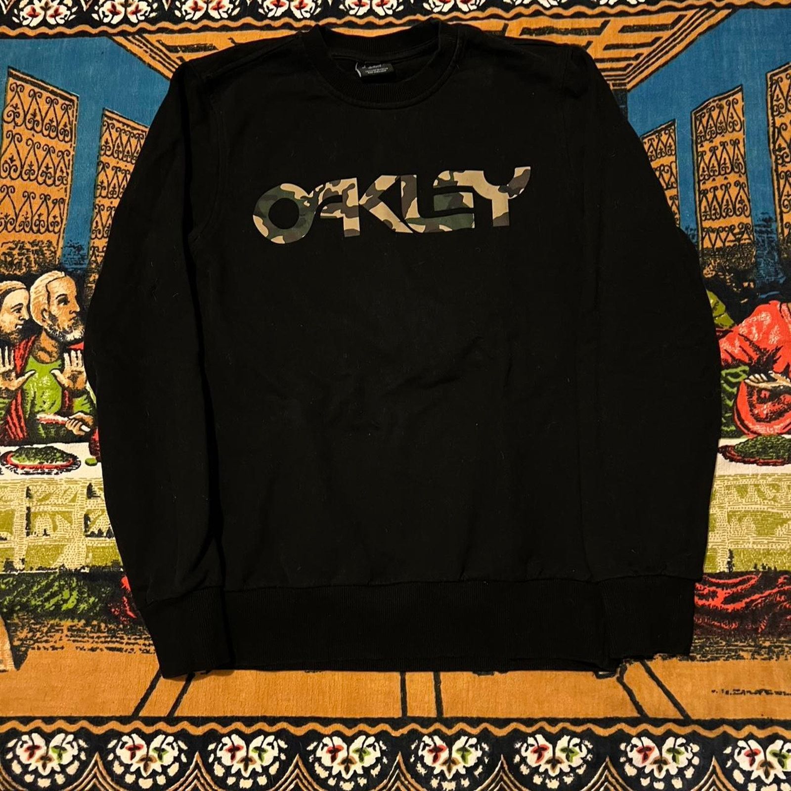 Oakley Mens oakley crewneck sweatshirt black camo sweatshirt y2k Size US S / EU 44-46 / 1 - 1 Thumbnail