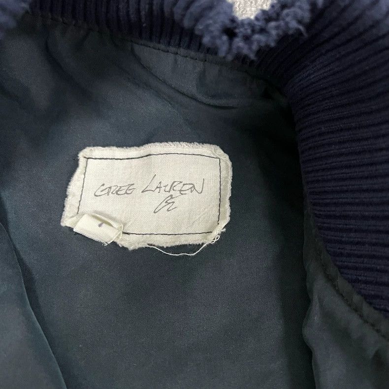 Greg Lauren greg lauren size 1 Velvet patchwork baseball jacket 2506-Ne Size US S / EU 44-46 / 1 - 7 Thumbnail