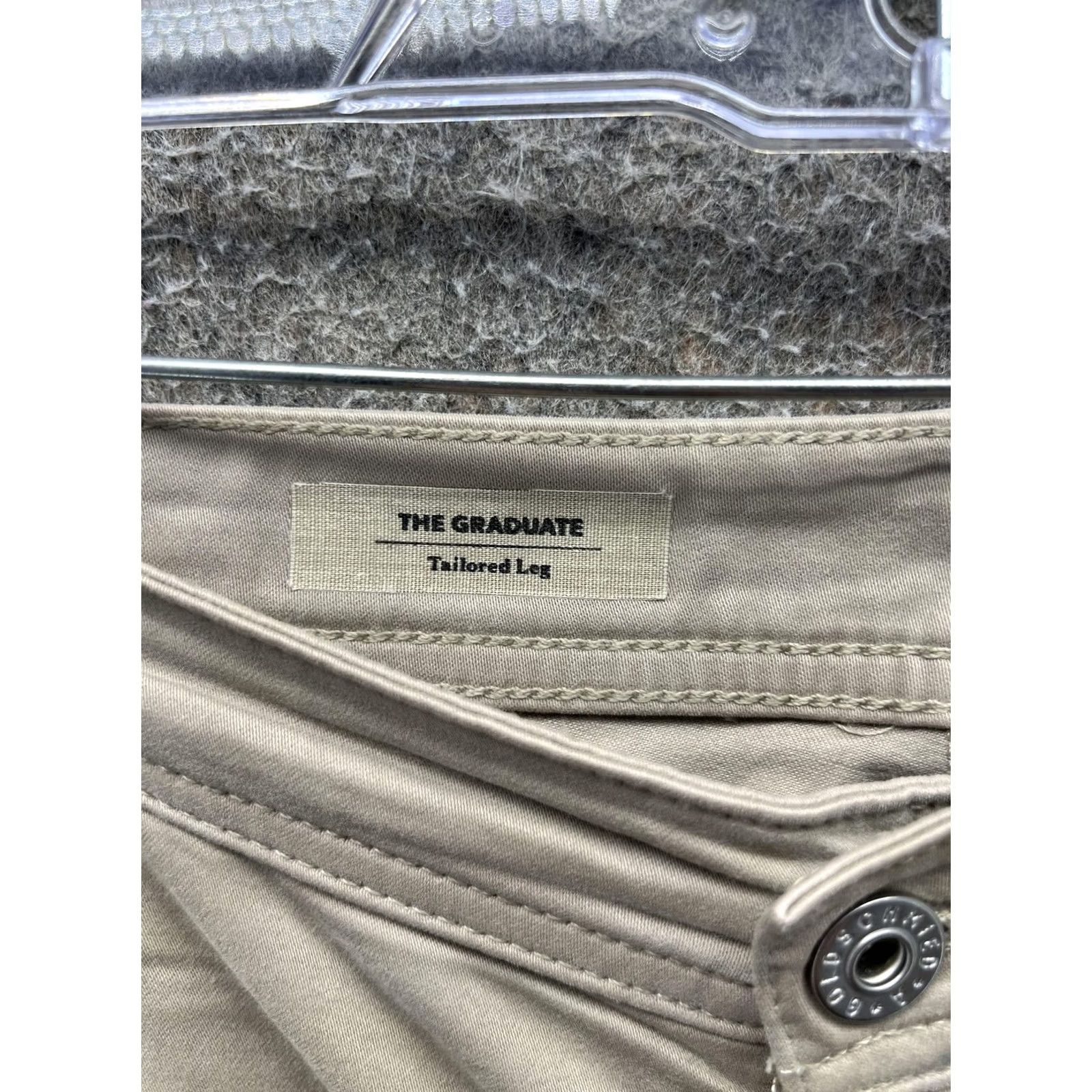 Vintage Adriano Goldschmied Pants Mens 38x32 Beige Chino Stretch Graduate Tailored Leg Size US 38 / EU 54 - 6 Thumbnail