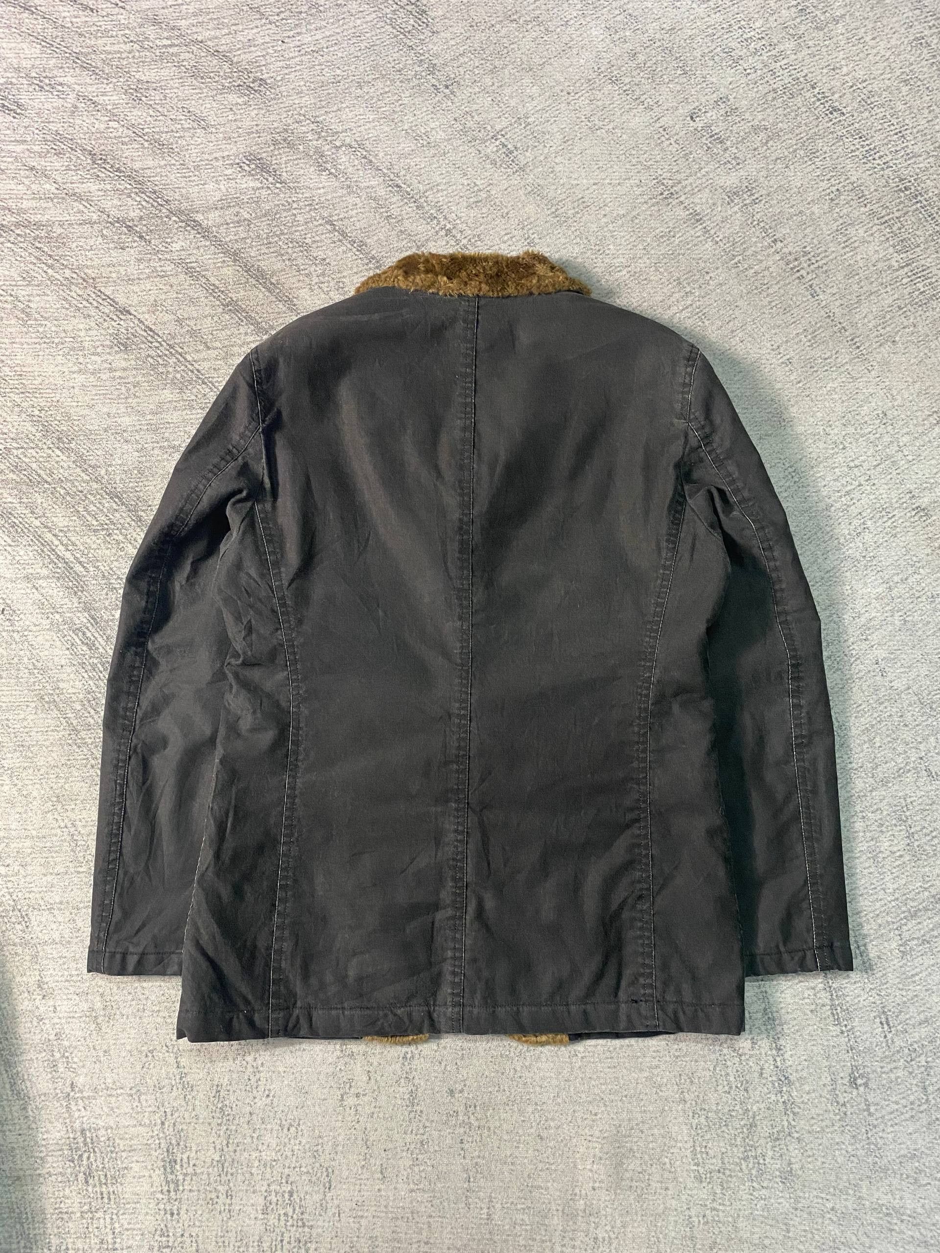 Patrick Cox Patrick Cox Faux Fur Cotton Waxed Feel Padded Lined Jacket Size US M / EU 48-50 / 2 - 5 Thumbnail