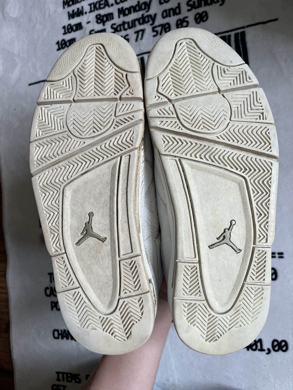 Jordan Brand × Nike Jordan 4 pure money 2006 Size US 12.5 / EU 45-46 - 4 Thumbnail