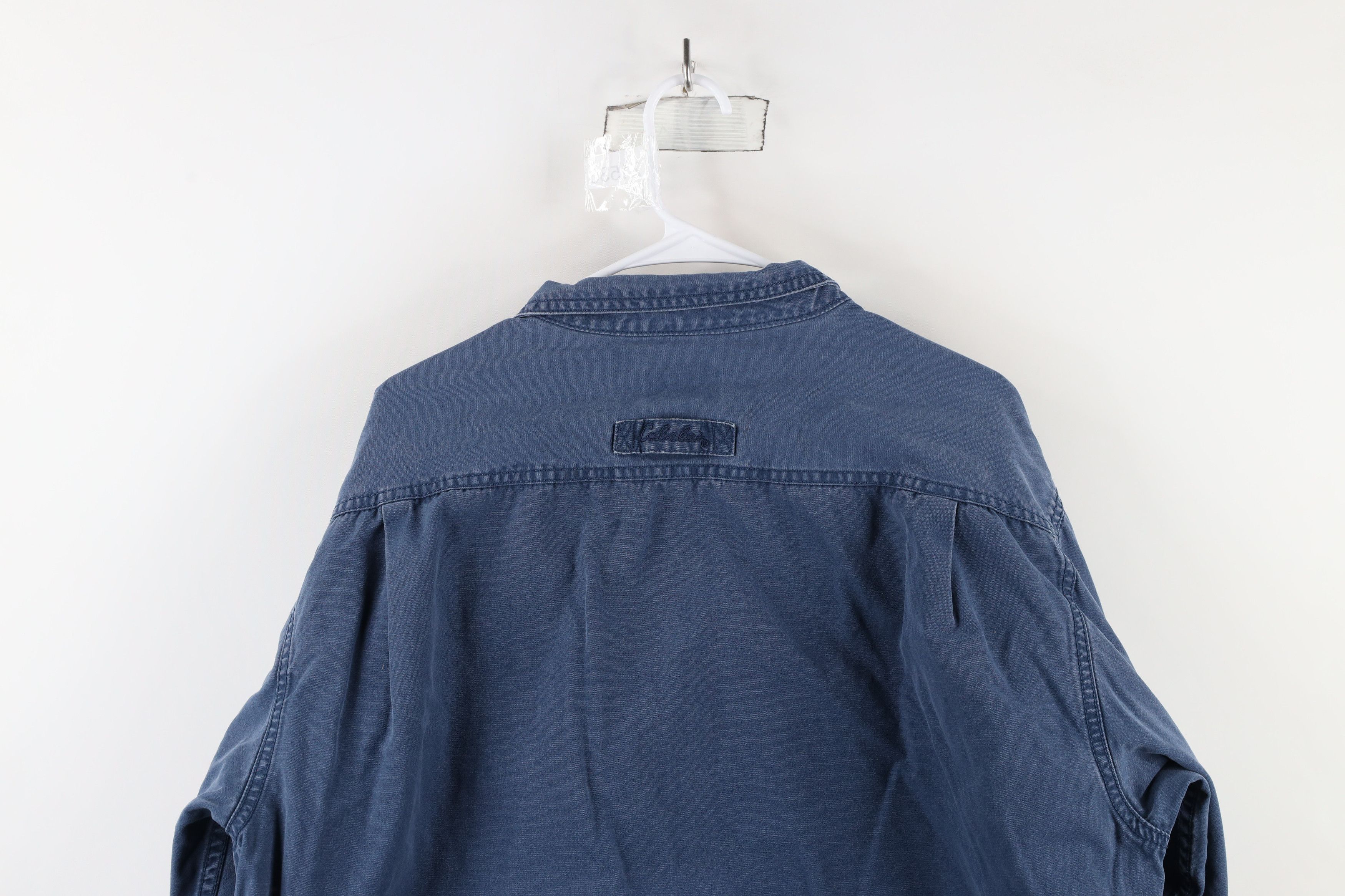 Cabelas × Vintage Vintage Cabelas Heavyweight Canvas Button Shirt Jacket Jac Size US XL / EU 56 / 4 - 14 Thumbnail