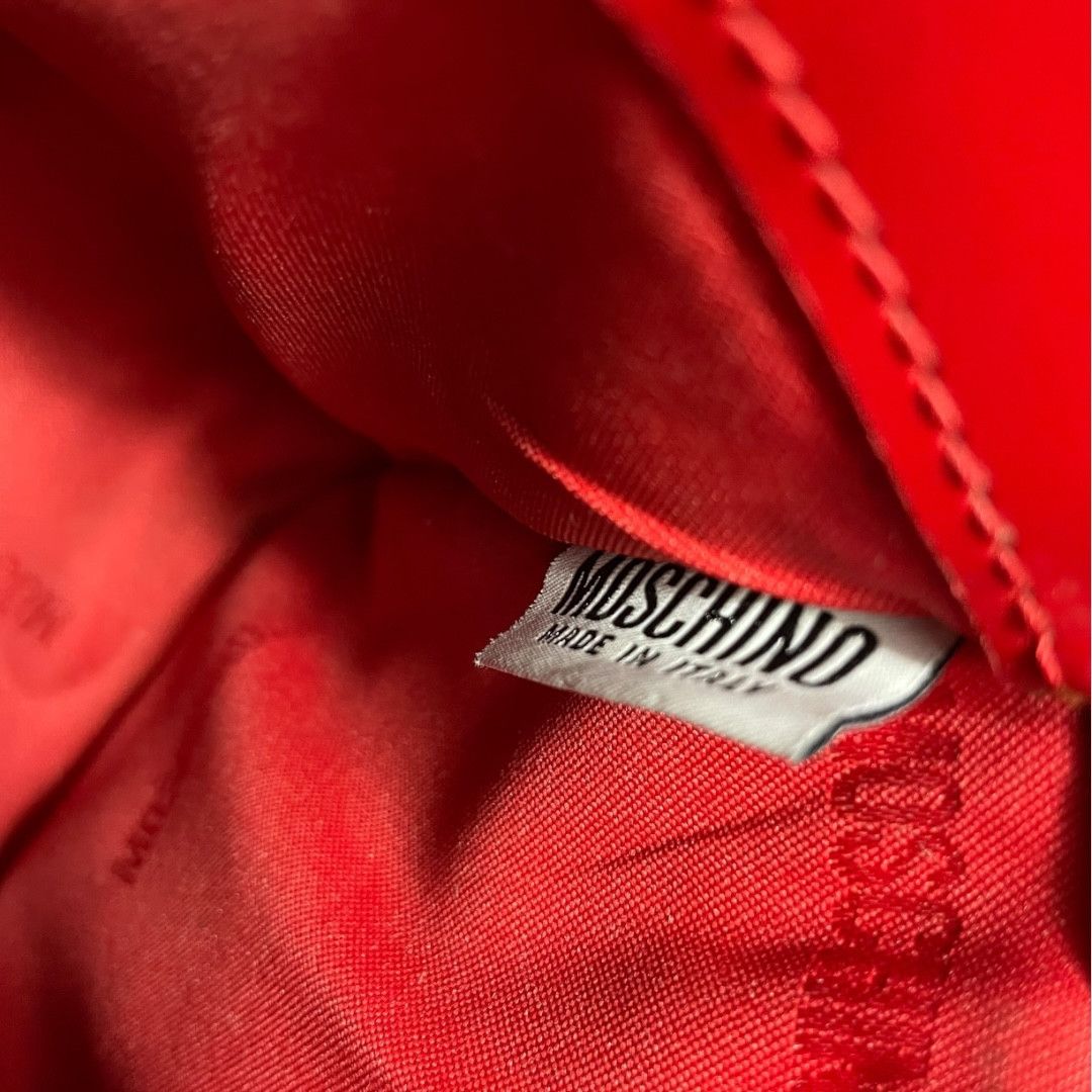 Vintage Vintage Rare Moschino Heart Redwall Love Red Shoulder Bag Size ONE SIZE - 8 Thumbnail