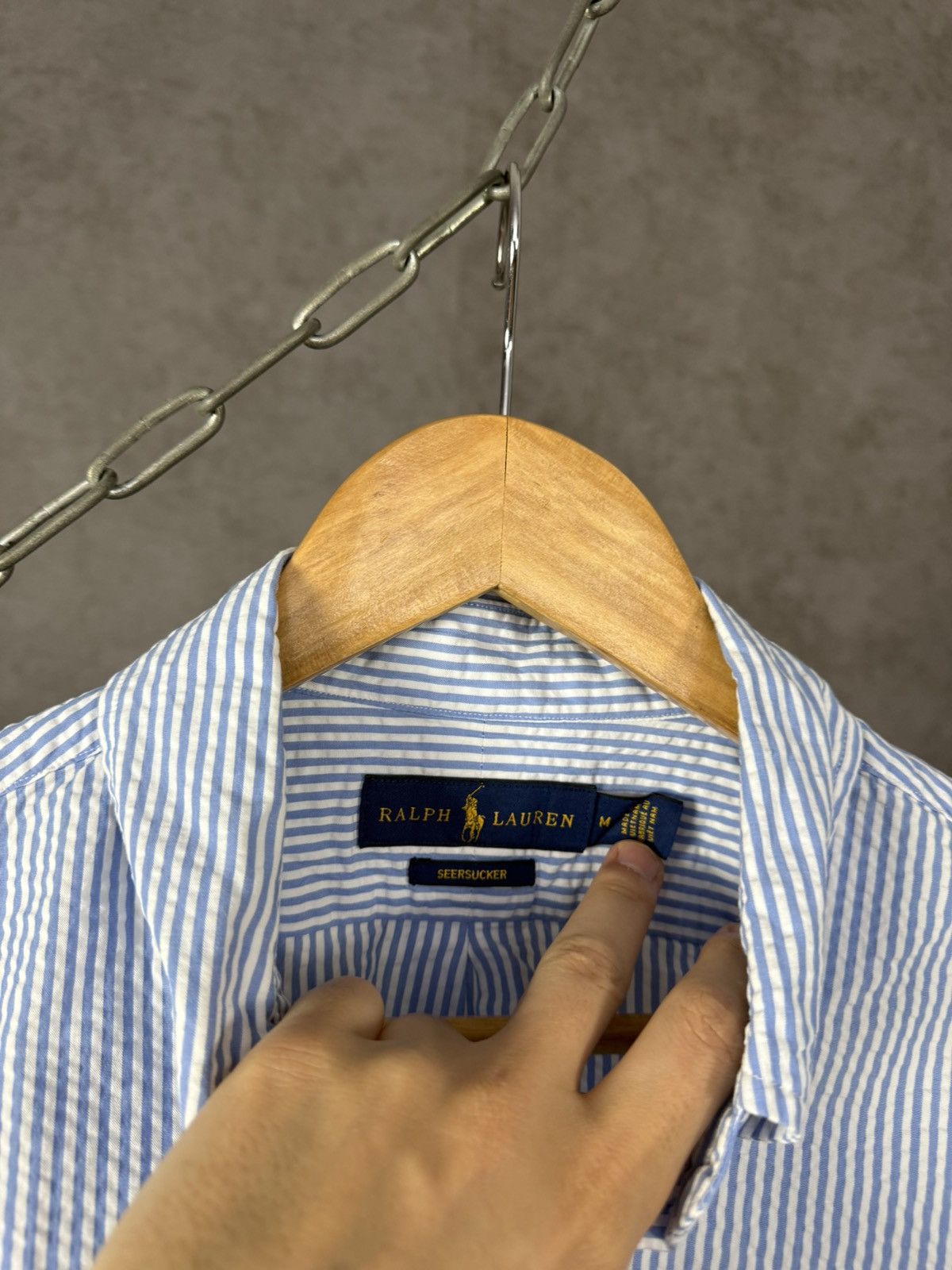 Polo Ralph Lauren Polo Ralph Lauren designer striped logo shirt Size US M / EU 48-50 / 2 - 3 Thumbnail