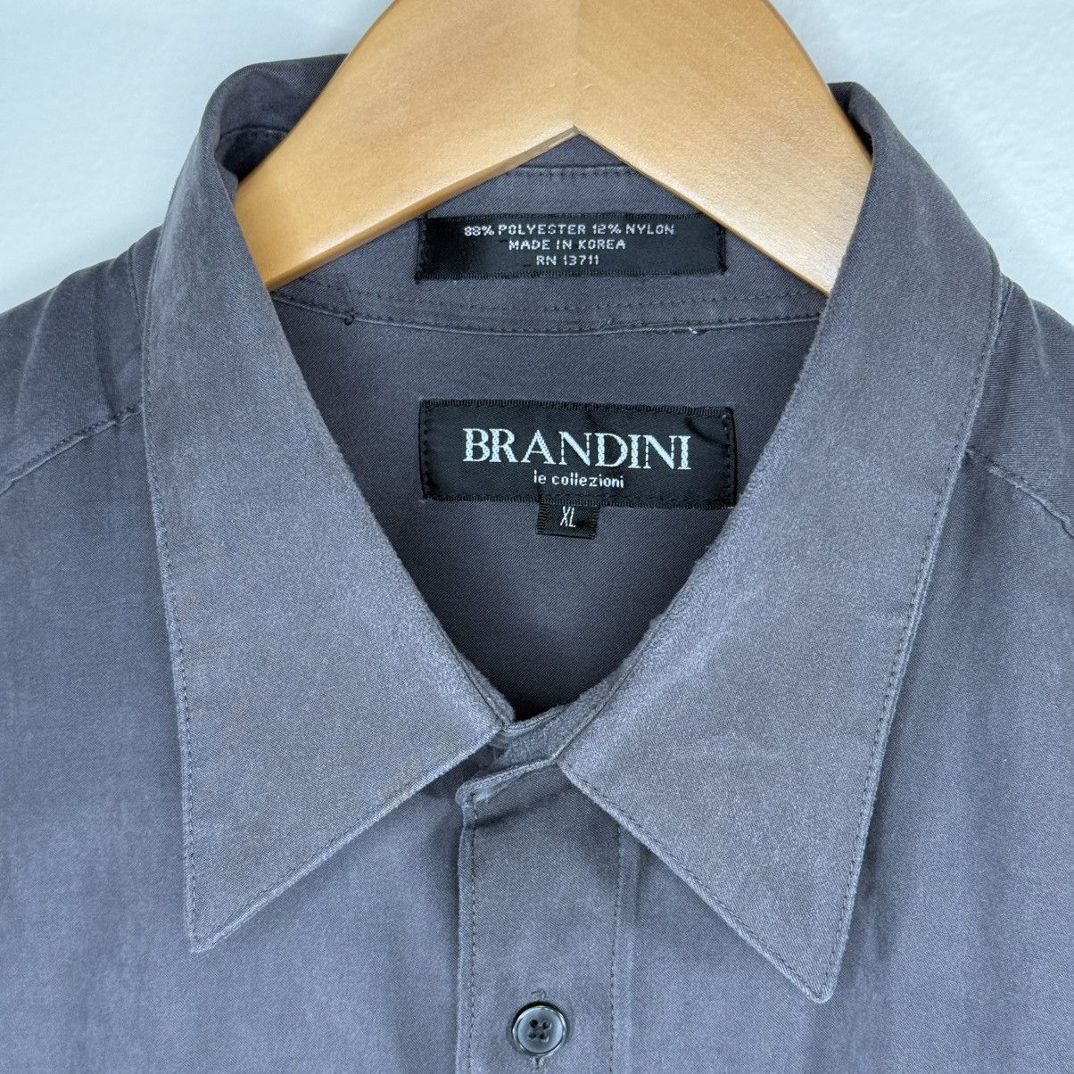 Baldinini × Vintage Vintage 90’s Brandini Men’s XL Button-Up Shirt - Silky Suede Size US XL / EU 56 / 4 - 6 Thumbnail