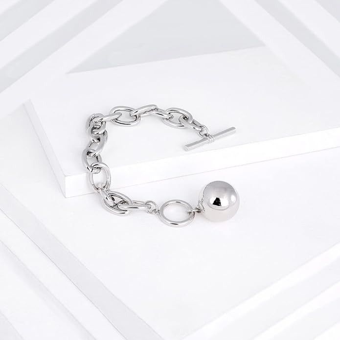 Other Chunky link silver bracelet Size ONE SIZE - 5 Thumbnail