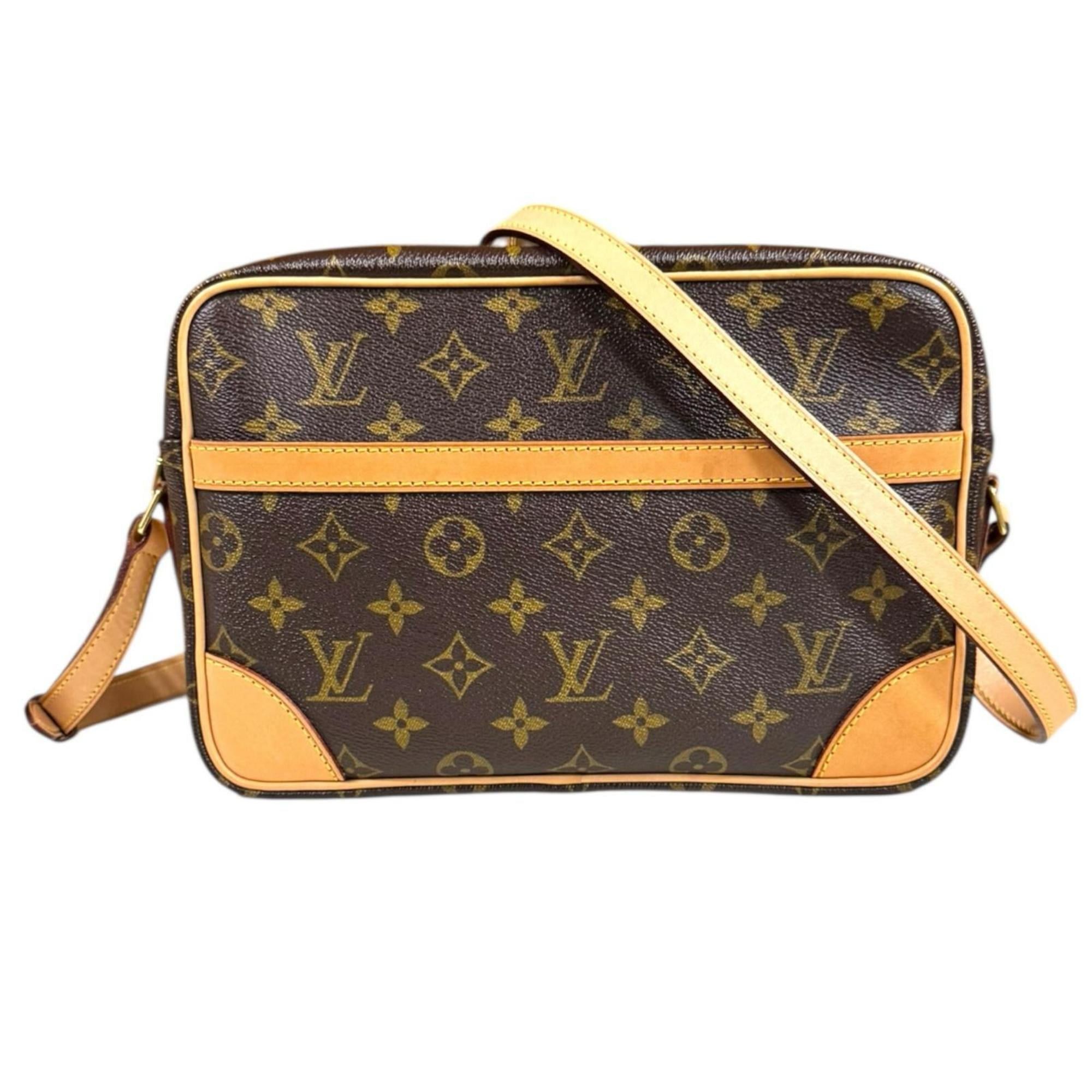 Louis Vuitton Pre-owned Louis Vuitton Trocadero 27 Monogram Shoulder Bag in Canvas (M51274) Brown. Women's. Size ONE SIZE - 1 Thumbnail