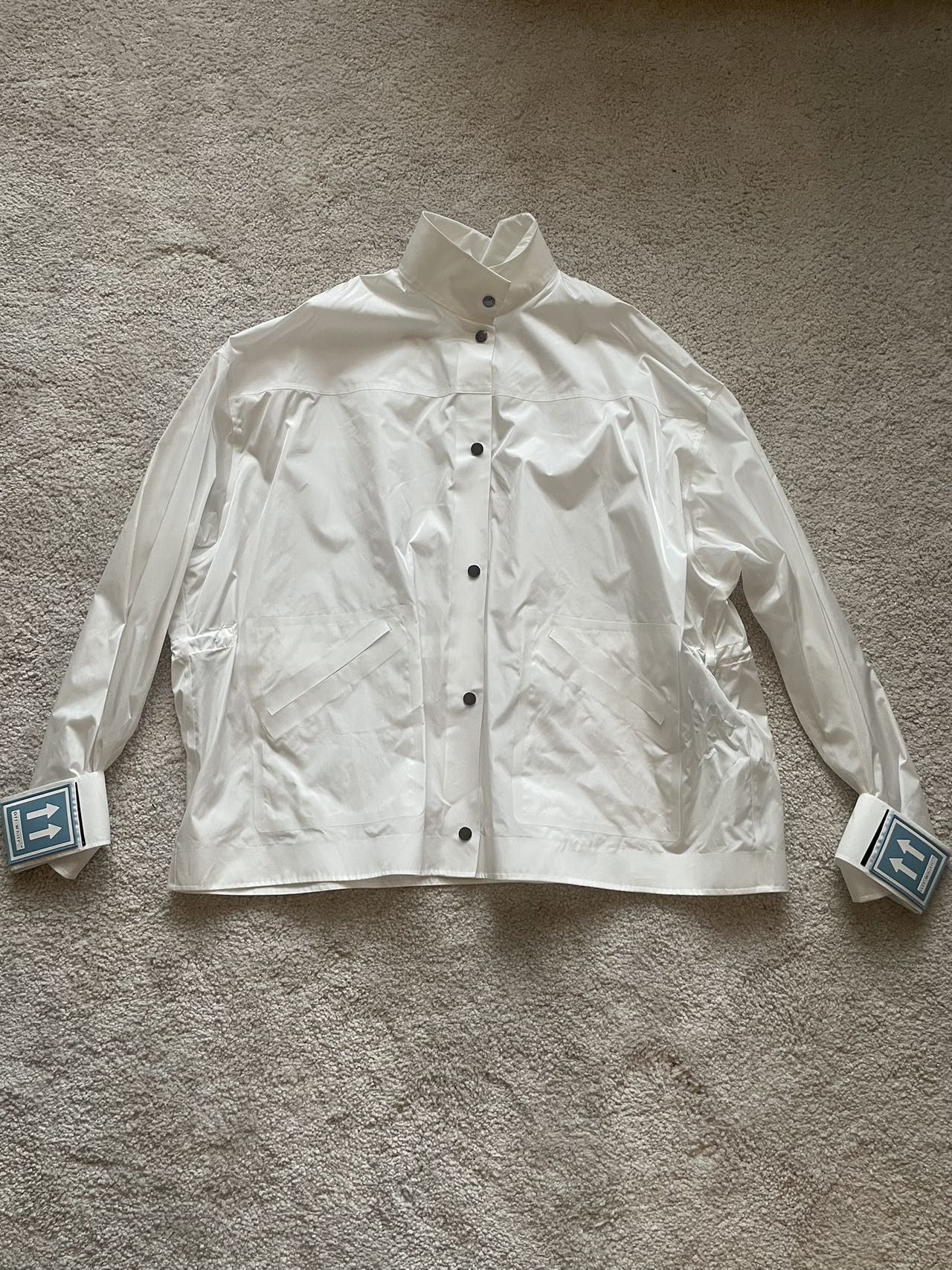 Off-White Off-White Nylon Coat Brand New Women's Coat Size 38 Size XS / US 0-2 / IT 36-38 - 1 Thumbnail