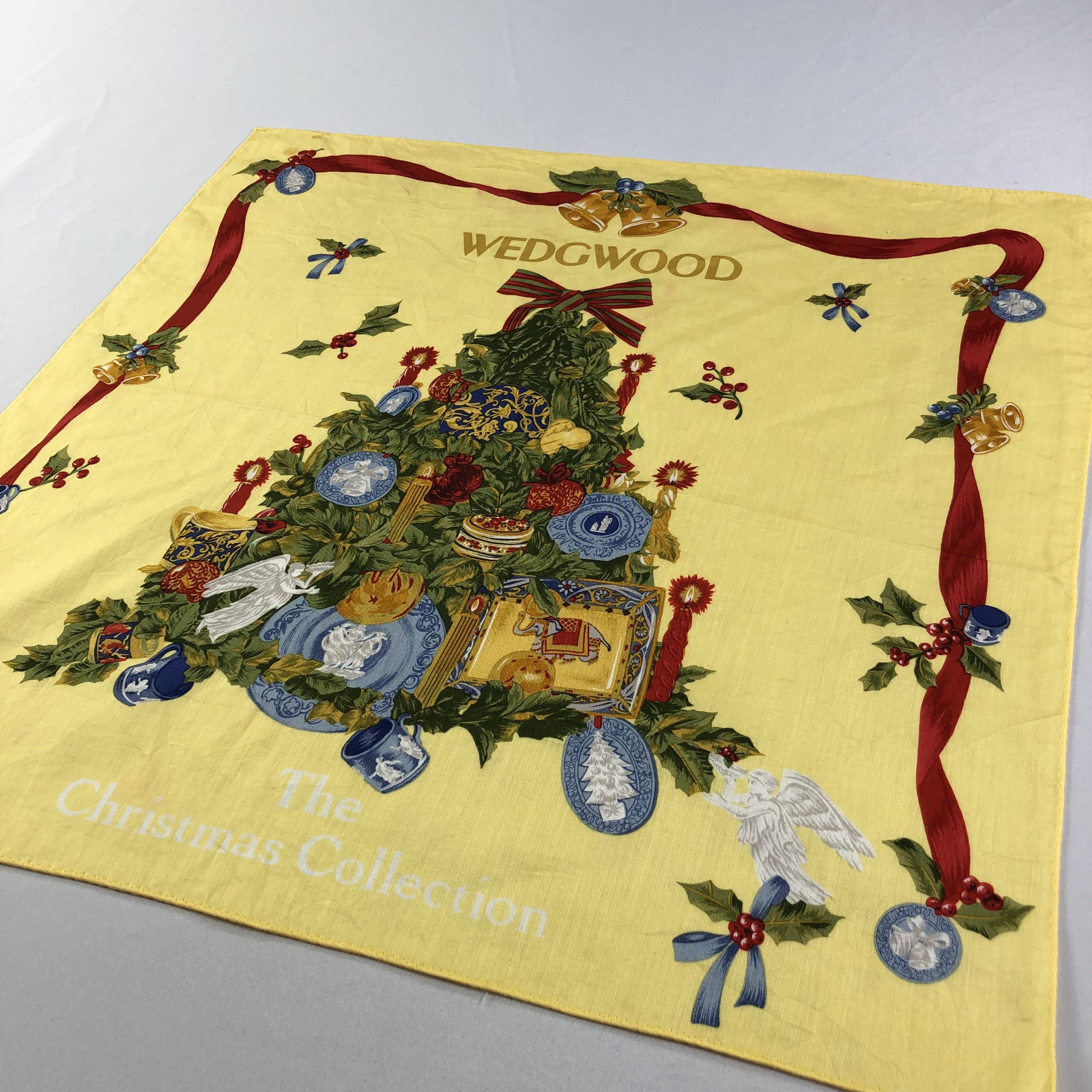 Vintage Wedgwood Handkerchief Neckerchief Bandana H2220 Size ONE SIZE - 3 Thumbnail