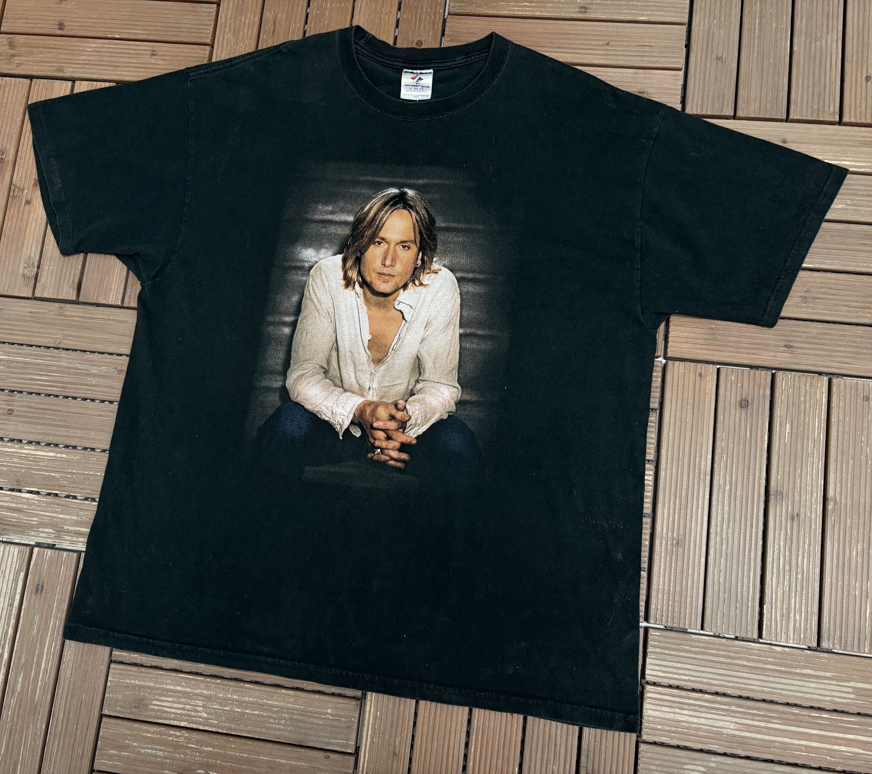 Vintage Keith Urban American Tour 2003 Vintage Black T-Shirt Tee Size US XXL / EU 58 / 5 - 3 Thumbnail
