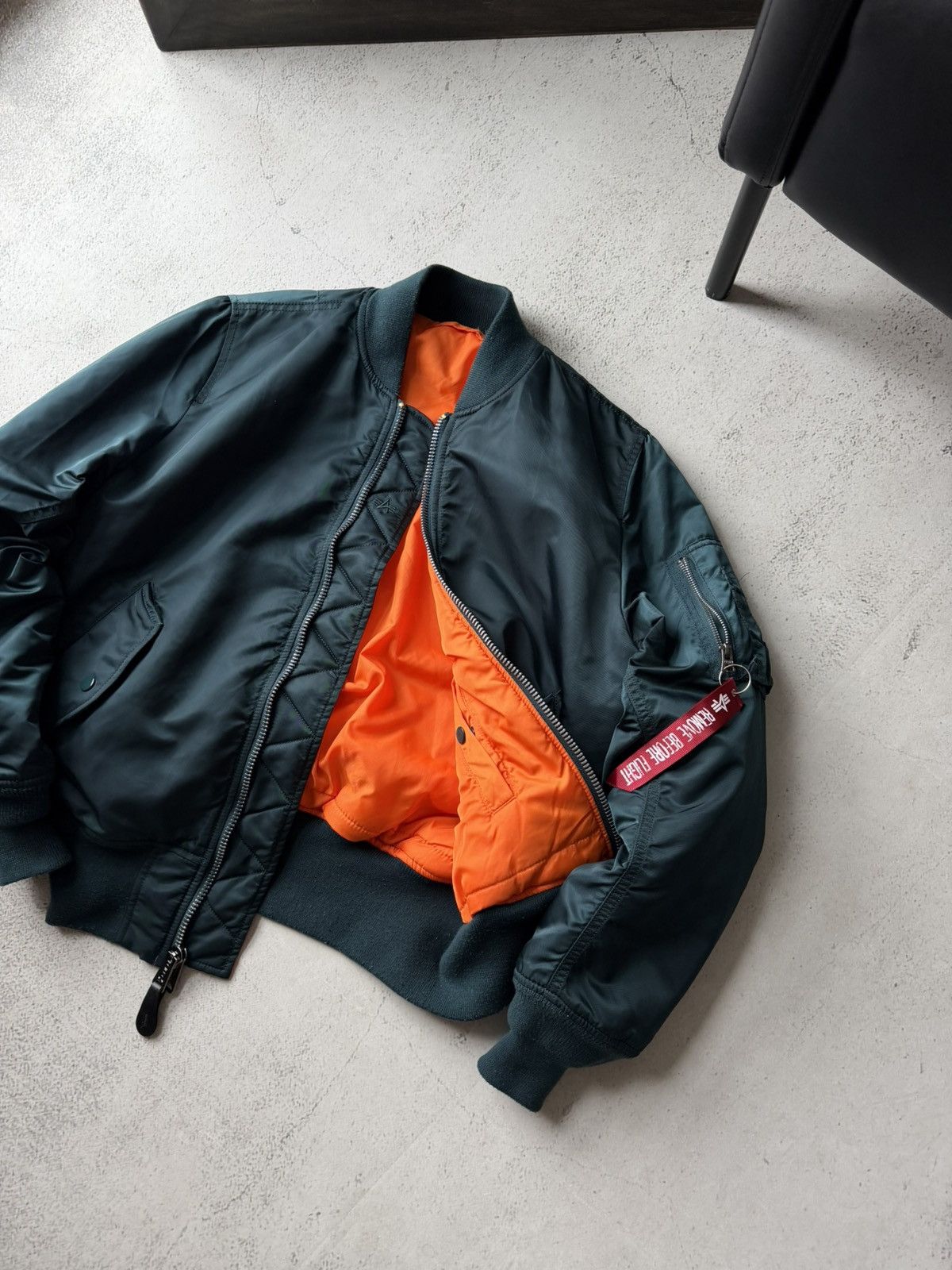 Alpha Industries Alpha Industries Vintage MA1 Flyers Vintage Bomber Jacket Size US S / EU 44-46 / 1 - 3 Thumbnail