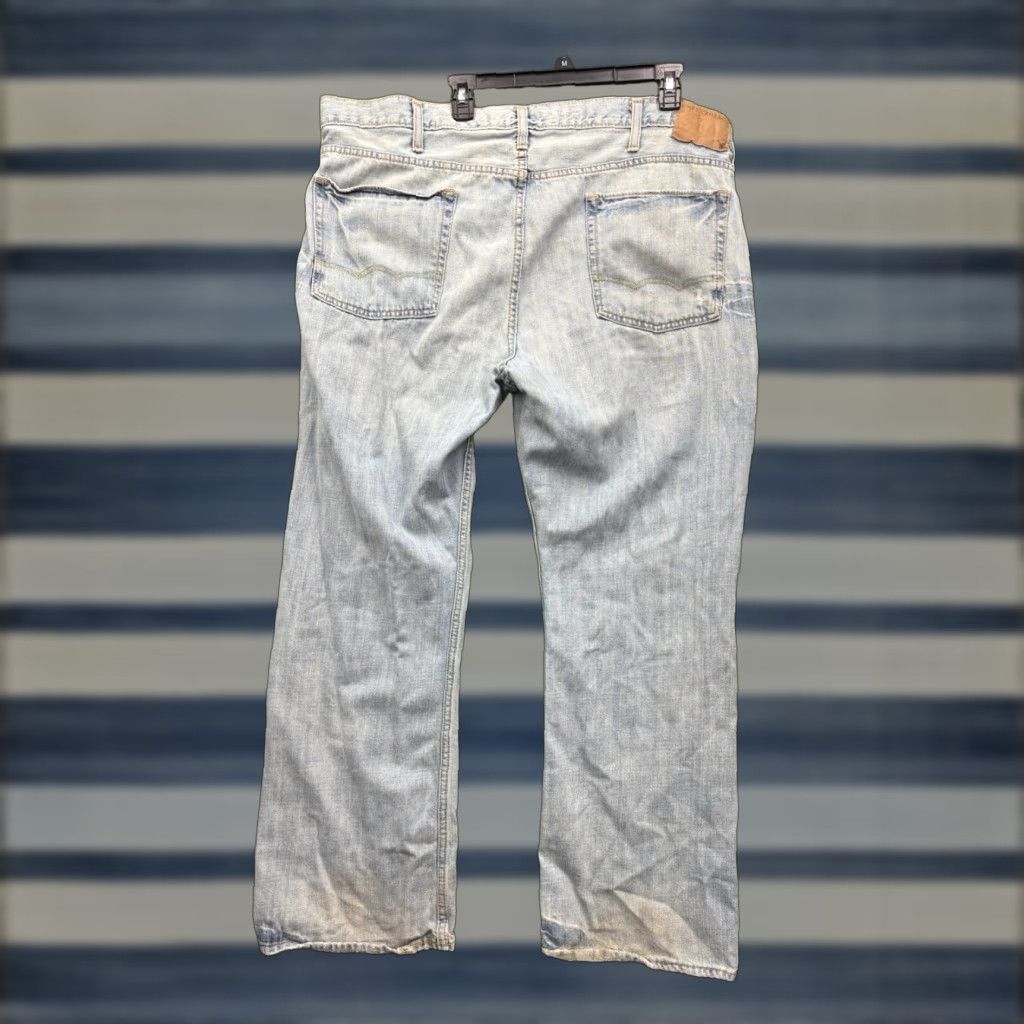 American Eagle Outfitters American Eagle Jeans Mens 42x32 Low Rise Boot Cut Light Wash Casual y2k Workwear Size US 42 / EU 58 - 1 Thumbnail