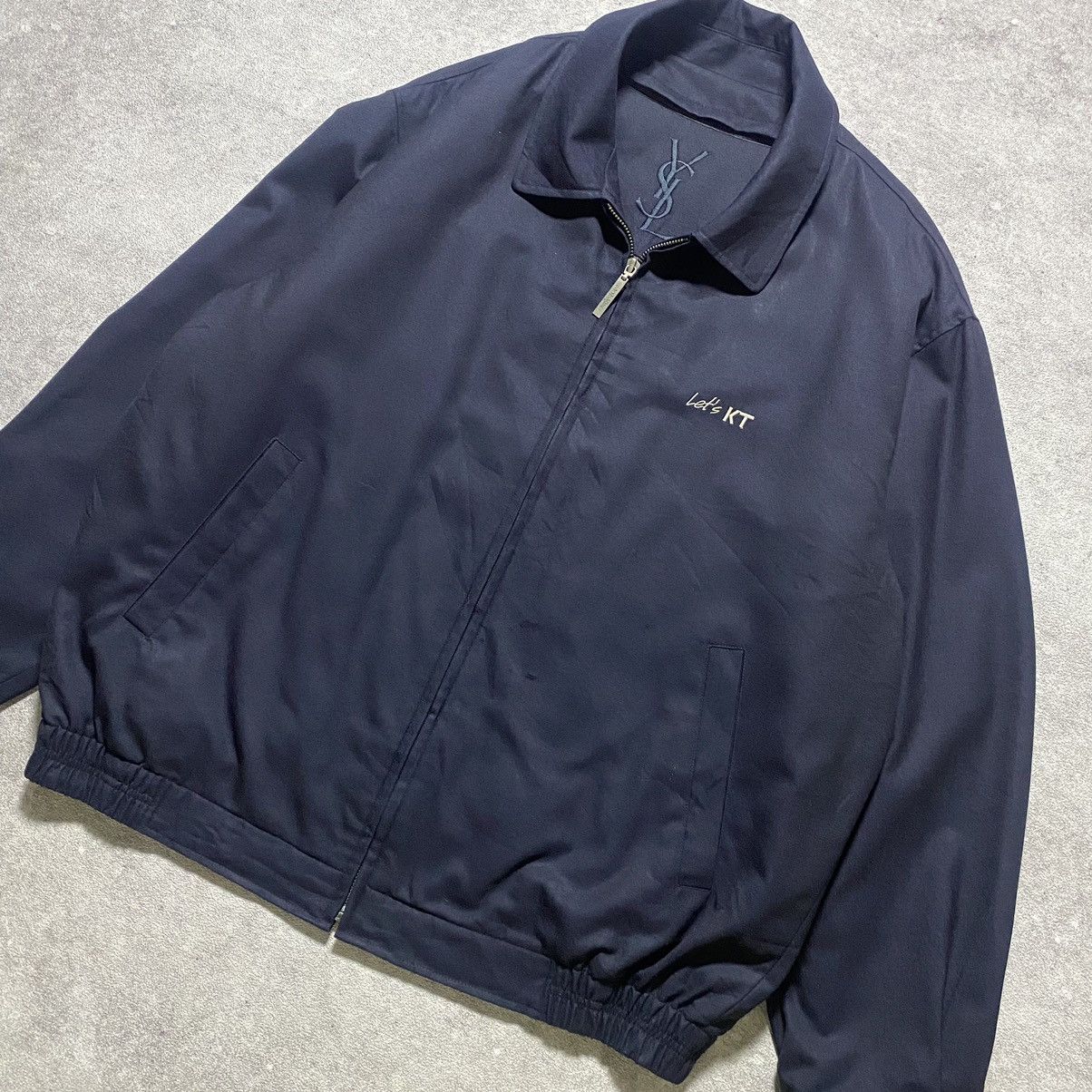 Yves Saint Laurent YSL Vintage Yves Saint Laurent Big Logo Jacket Size US L / EU 52-54 / 3 - 2 Thumbnail