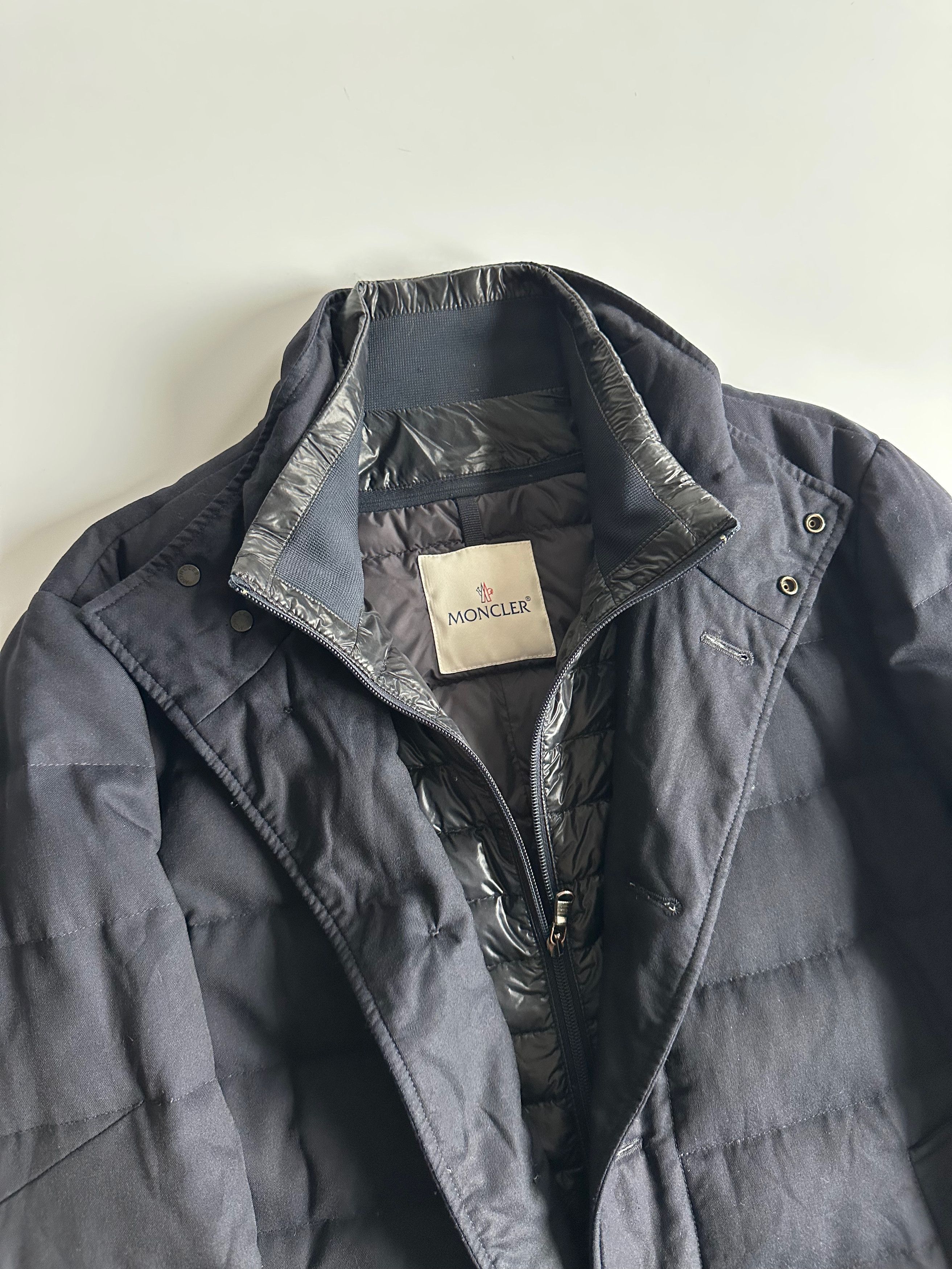 Moncler Moncler Vallier wool quilted down coat puffer sz 4 Size US L / EU 52-54 / 3 - 6 Thumbnail