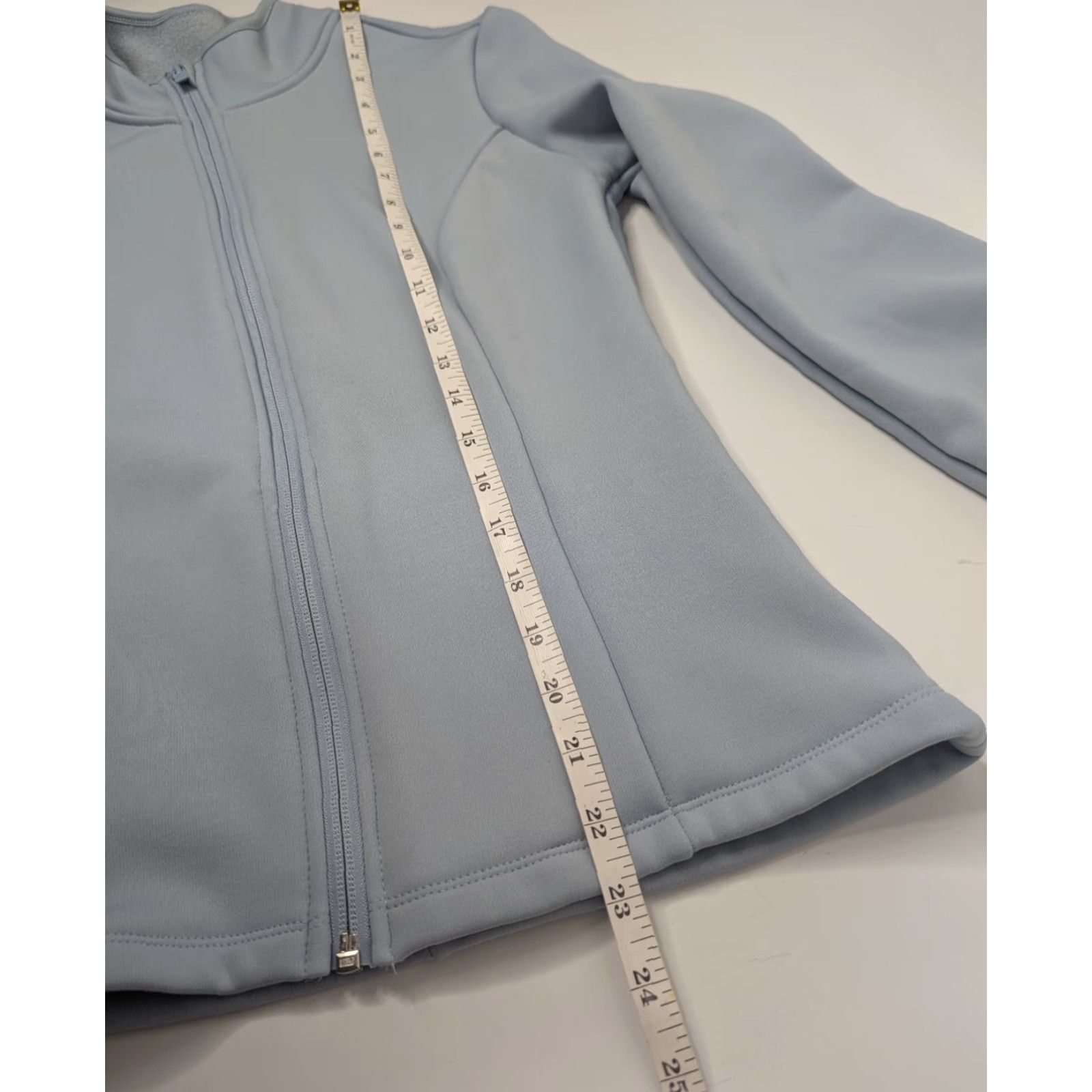Vintage 7 Diamonds Womens Jacket Sz Small Full Zip Outdoor Mineral Blue Slim Knit Pockets Short Sleeve/Long Sleeve Casual Coat Mens? Size S / US 4 / IT 40 - 5 Thumbnail