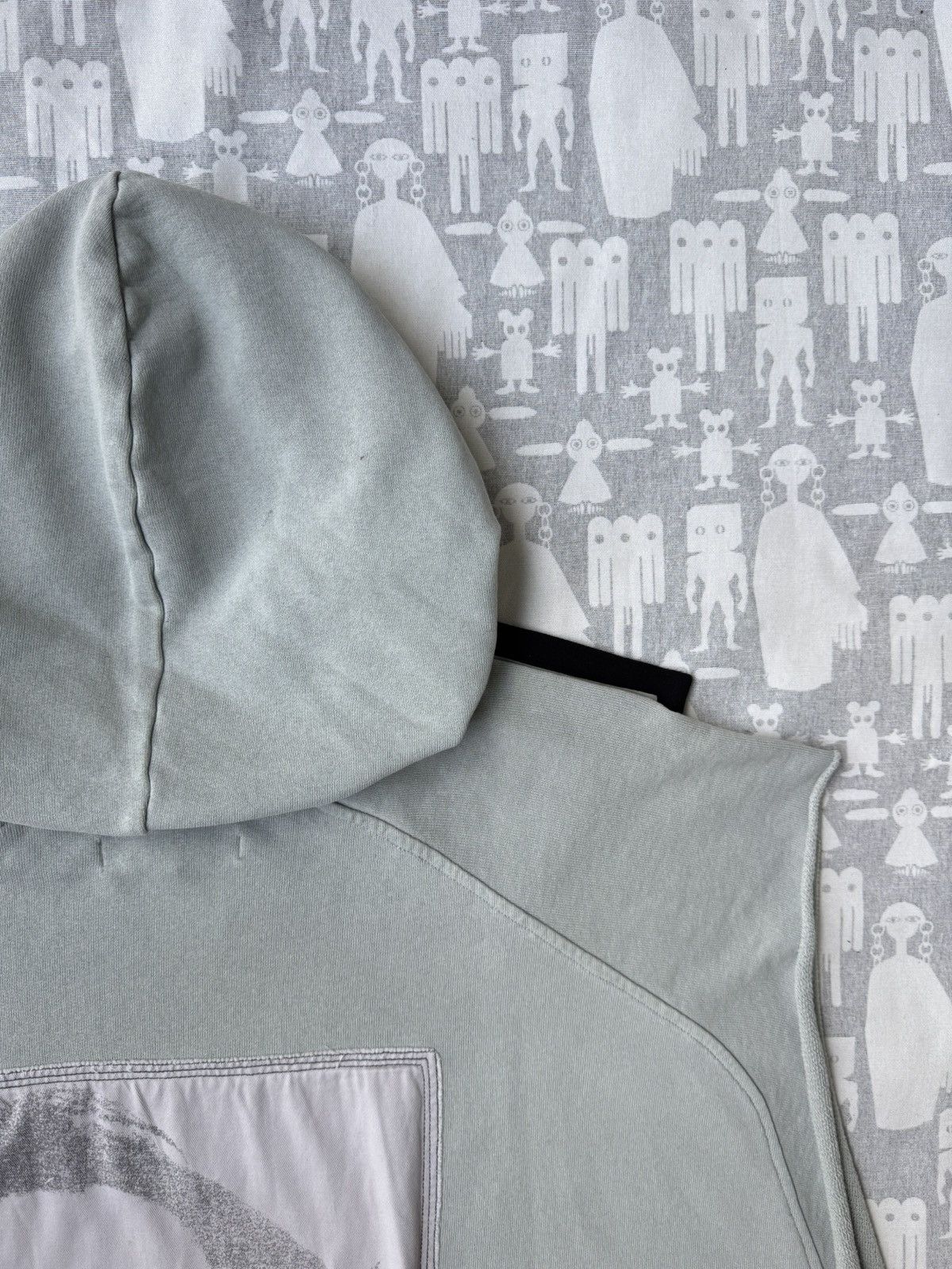 Raf Simons Raf Simons SS02 "Kollaps" Sleeveless Oversized Hoodie Size US L / EU 52-54 / 3 - 9 Thumbnail