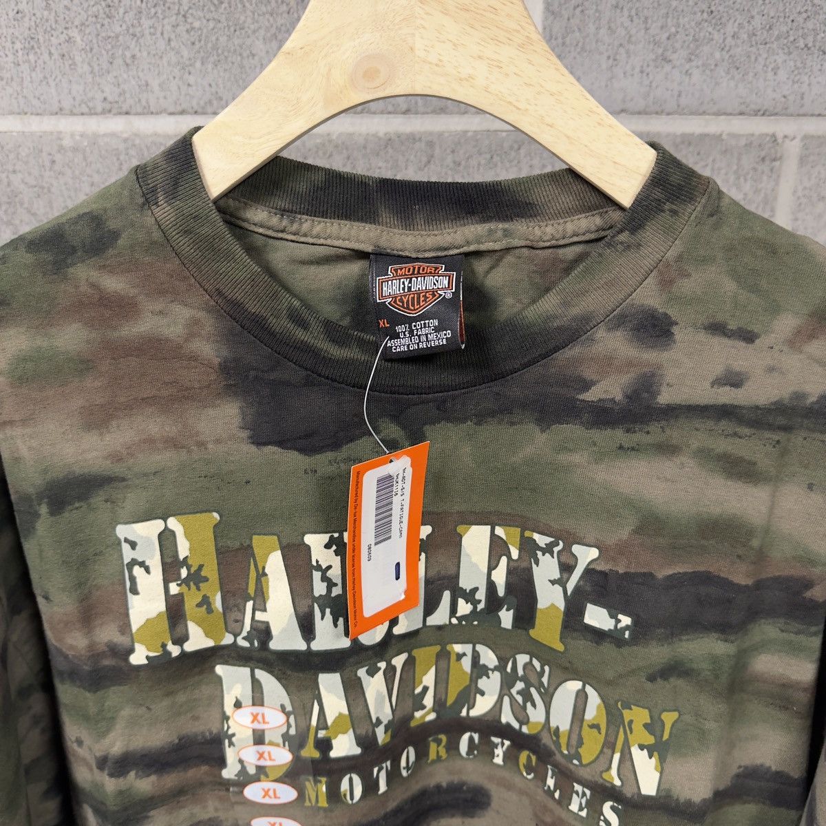 Harley Davidson Harley Davidson Camo Shirt ERD Grunge Biker WCC Size US XL / EU 56 / 4 - 4 Thumbnail