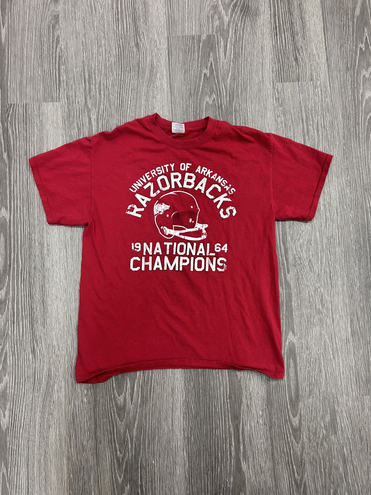 Gildan × Vintage 1984 University of Arkansas Razorbacks National Champions Size US L / EU 52-54 / 3 - 1 Thumbnail