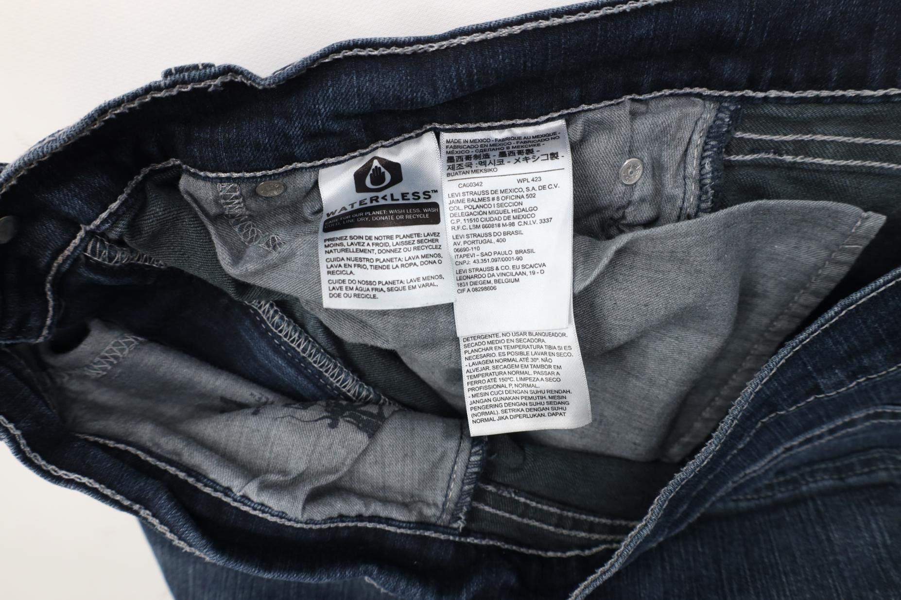 Levi's Vintage Y2K Levis 505 Regular Straight Leg Denim Jeans Blue Size US 36 / EU 52 - 8 Thumbnail