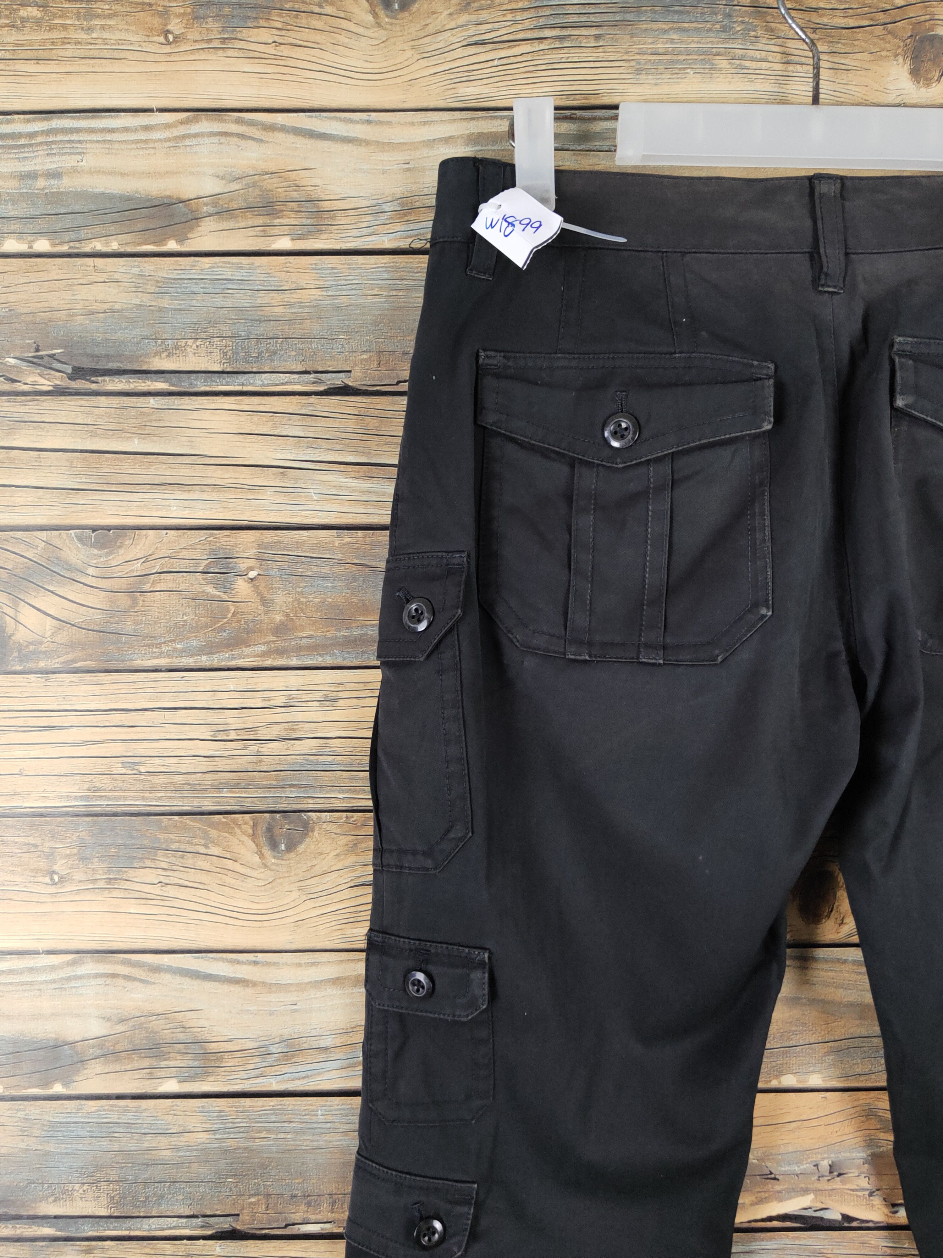 Japanese Brand Japanese Brand Black Multipocket Tactical Cargo Pants #W1899 Size US 31 - 8 Thumbnail