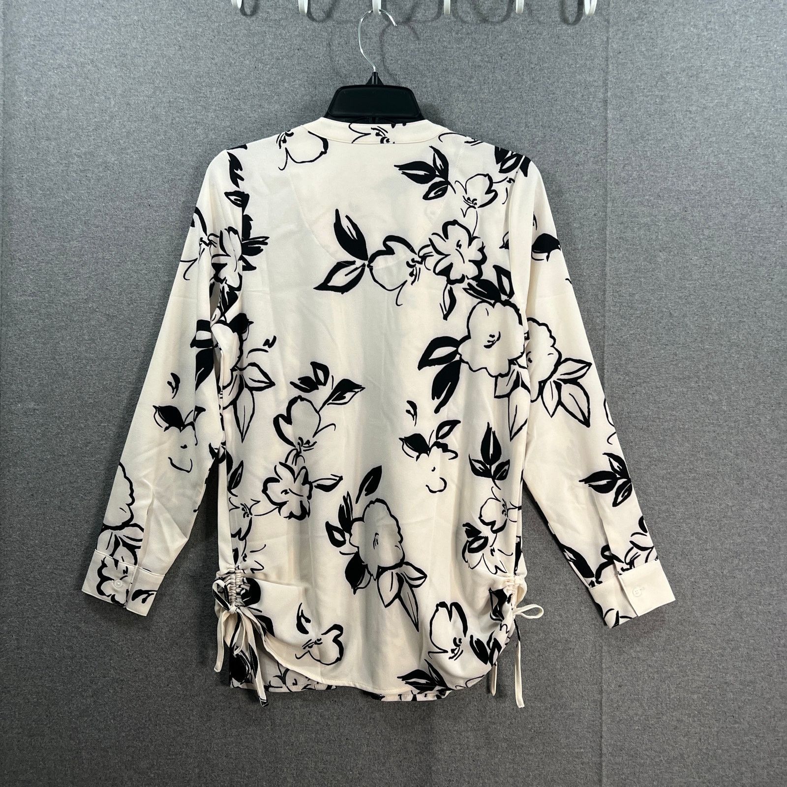 Other Denim & Co. Printed Ruche Side Regular Soft Shirt Size XXS / US 00 / IT 34 - 2 Thumbnail