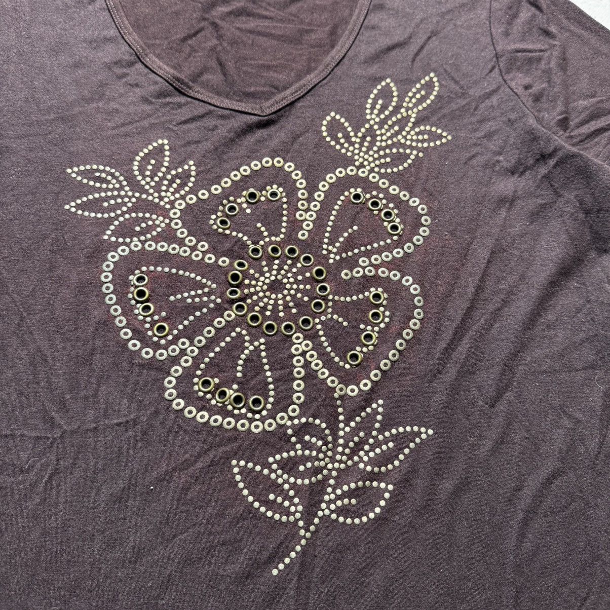 Dolce & Gabbana vintage dolce gabbana flowers t shirt avant garde style Size L / US 10 / IT 46 - 4 Thumbnail