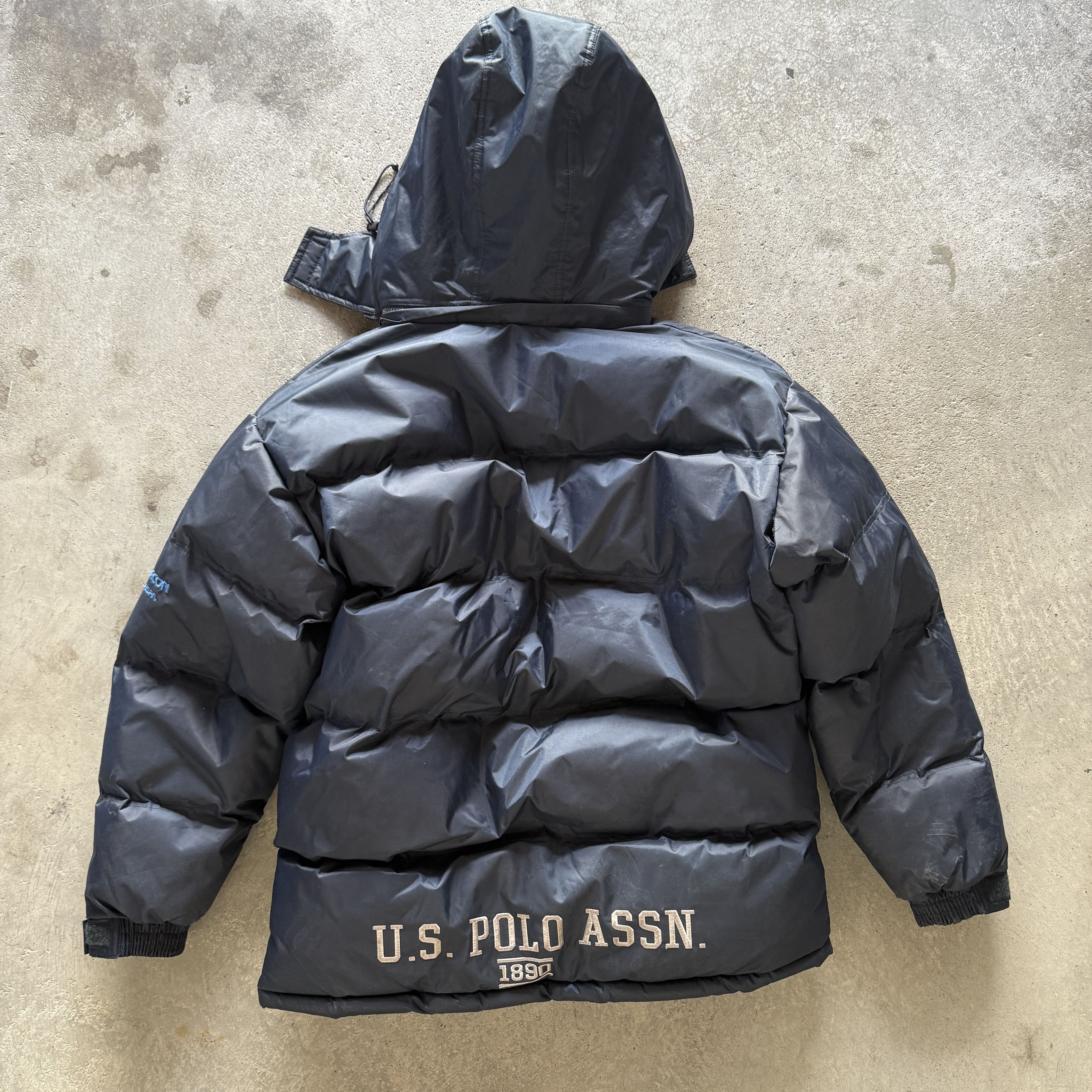 U.S. Polo Assn. vintage us polo assn blue insulated puffer jacket Size US M / EU 48-50 / 2 - 7 Thumbnail