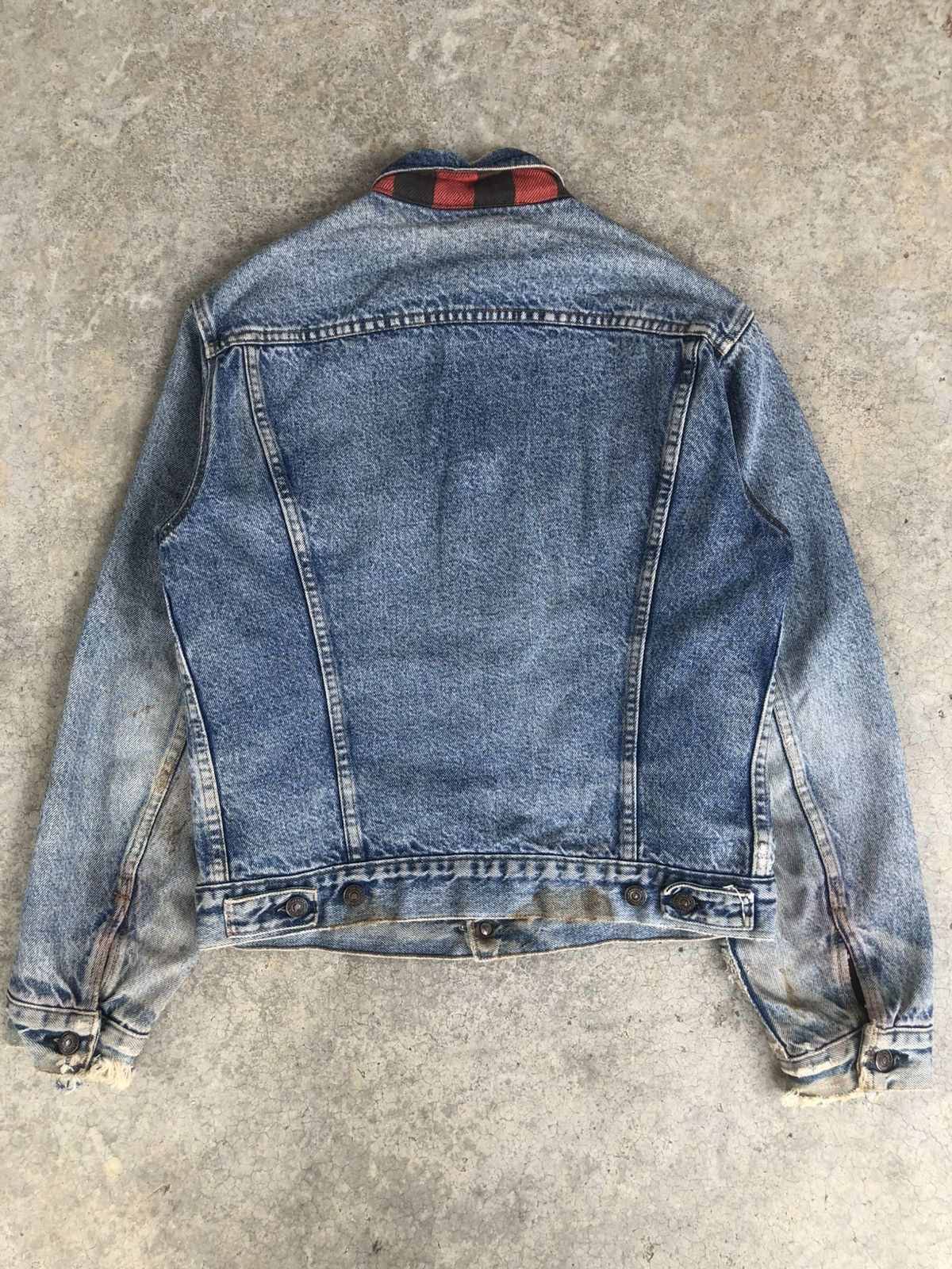 Levi's Vintage 80s Levi’s Blanket Lined Denim Jacket Distressed Size US M / EU 48-50 / 2 - 4 Thumbnail